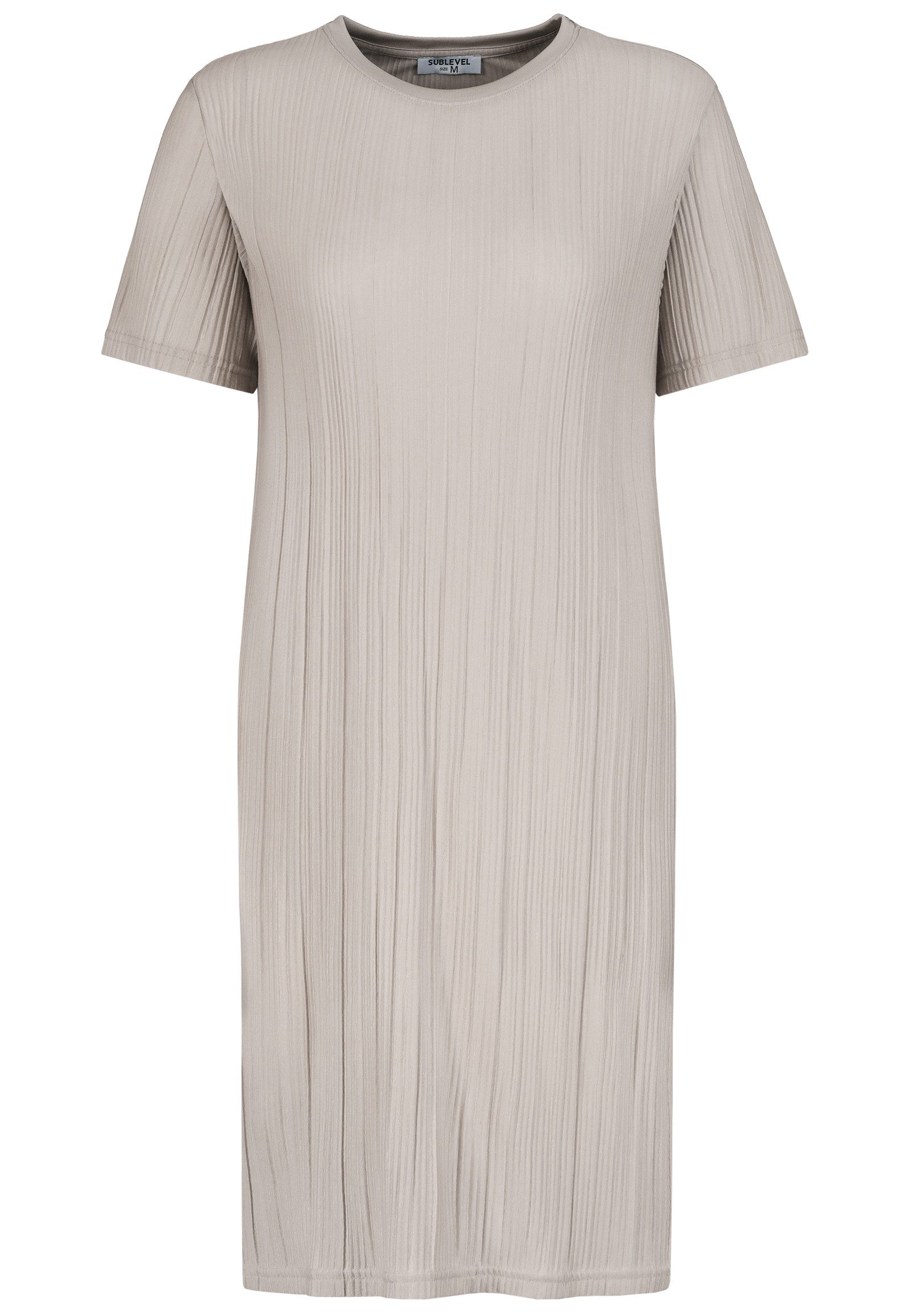 SUBLEVEL Shirtkleid Modernes Outfit mit Rundhalsausschnitt günstig online kaufen