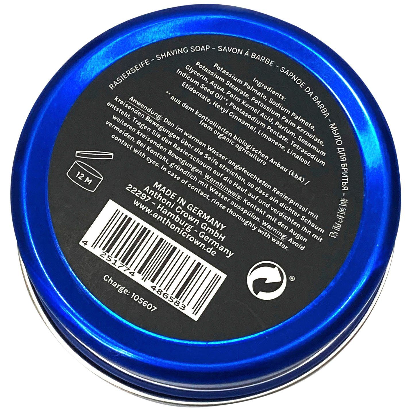 Anthoni Crown Rasierseife, Sehr ergibig
