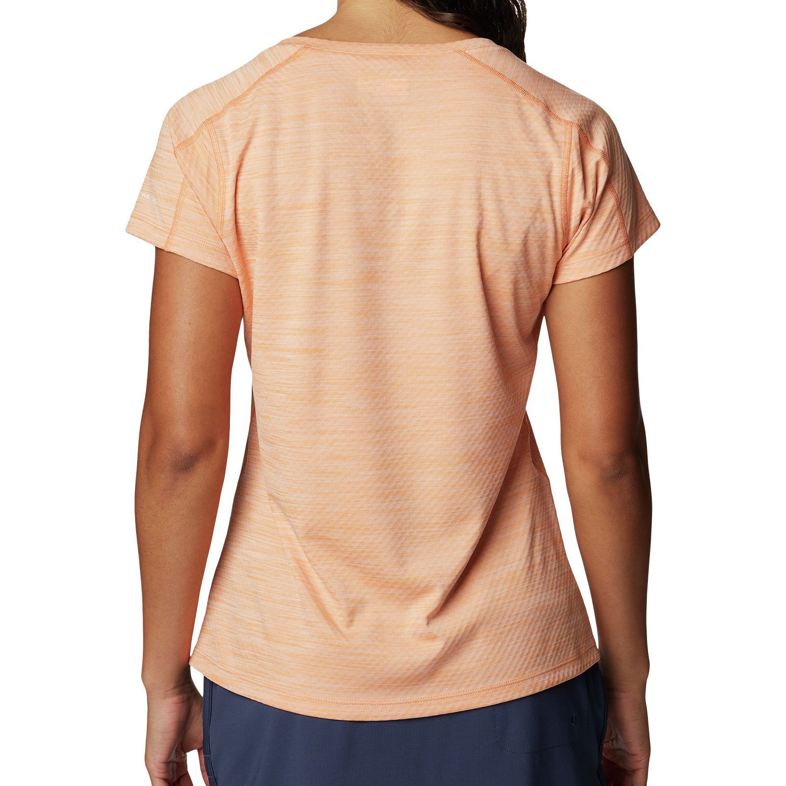Columbia Kurzarmshirt Zero mit Rules™ Super-Kühleffekt Short heather peach 812 Shirt Sleeve