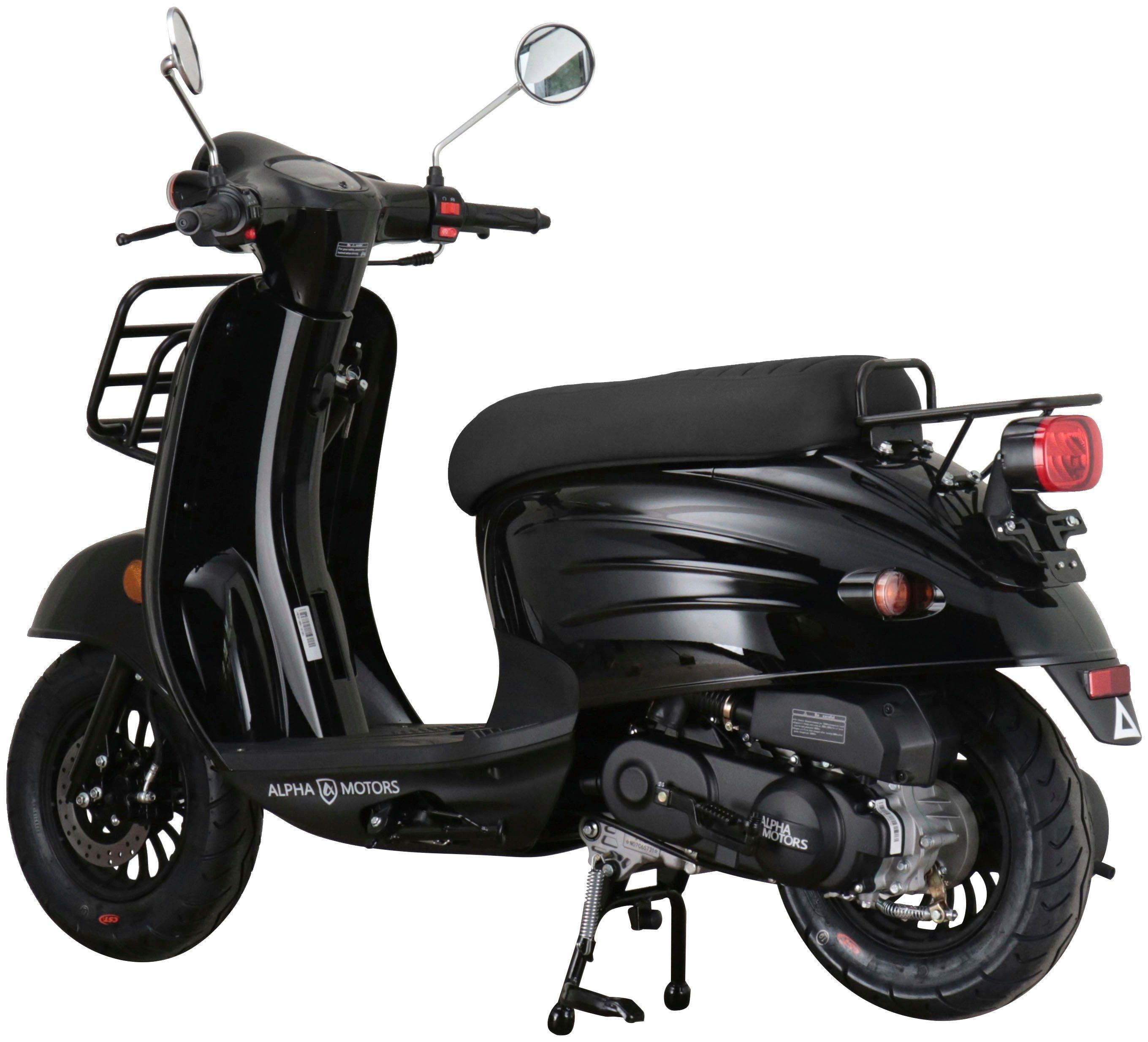 ccm, Euro Adria, Motors schwarz Motorroller Alpha km/h, 45 50 5