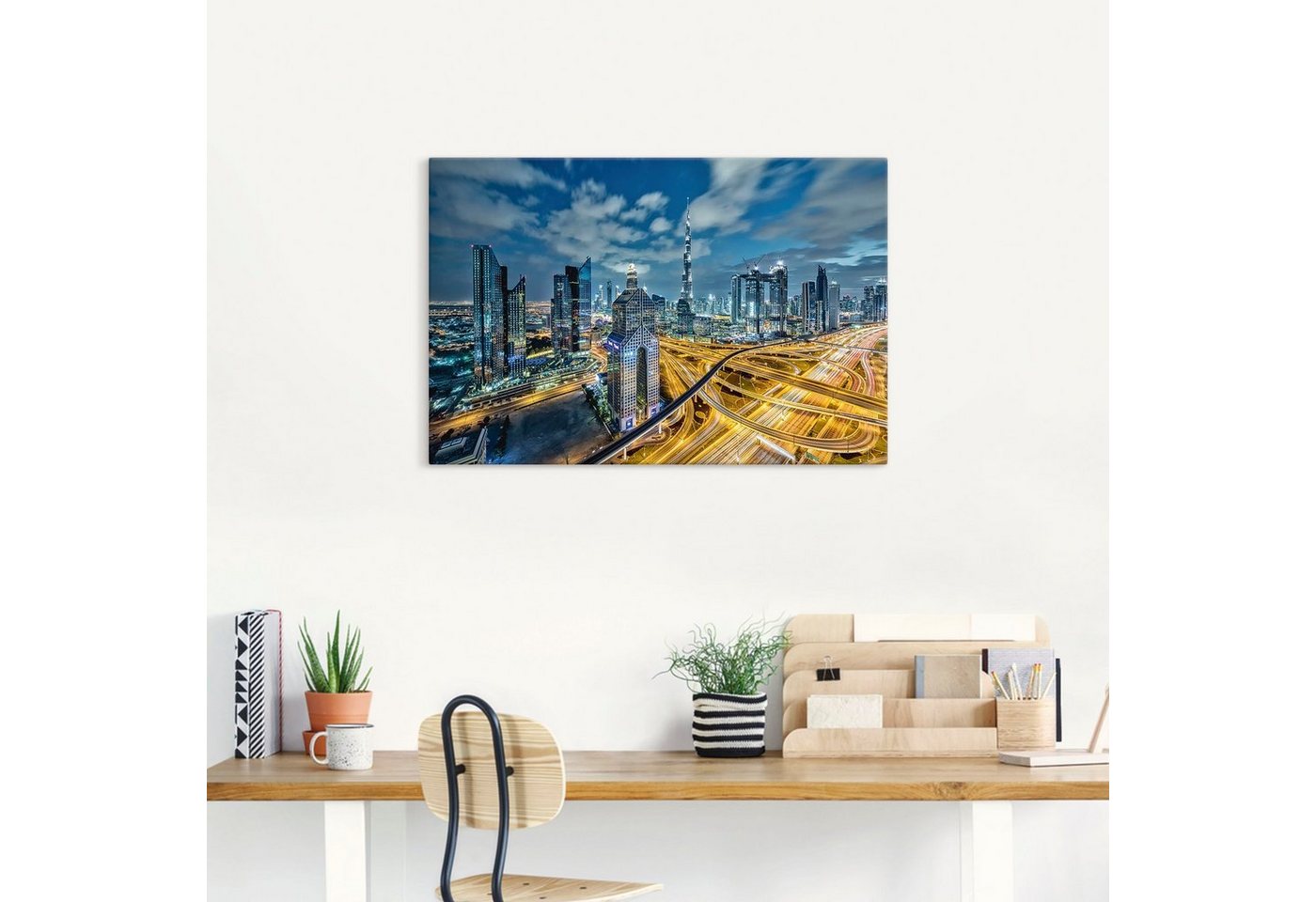 Artland Wandbild »Dubai III«, Bilder von Asien (1 Stück), in vielen Größen & Produktarten - Alubild / Outdoorbild für den Außenbereich, Leinwandbild, Poster, Wandaufkleber / Wandtattoo auch für Badezimmer geeignet-HomeTrends