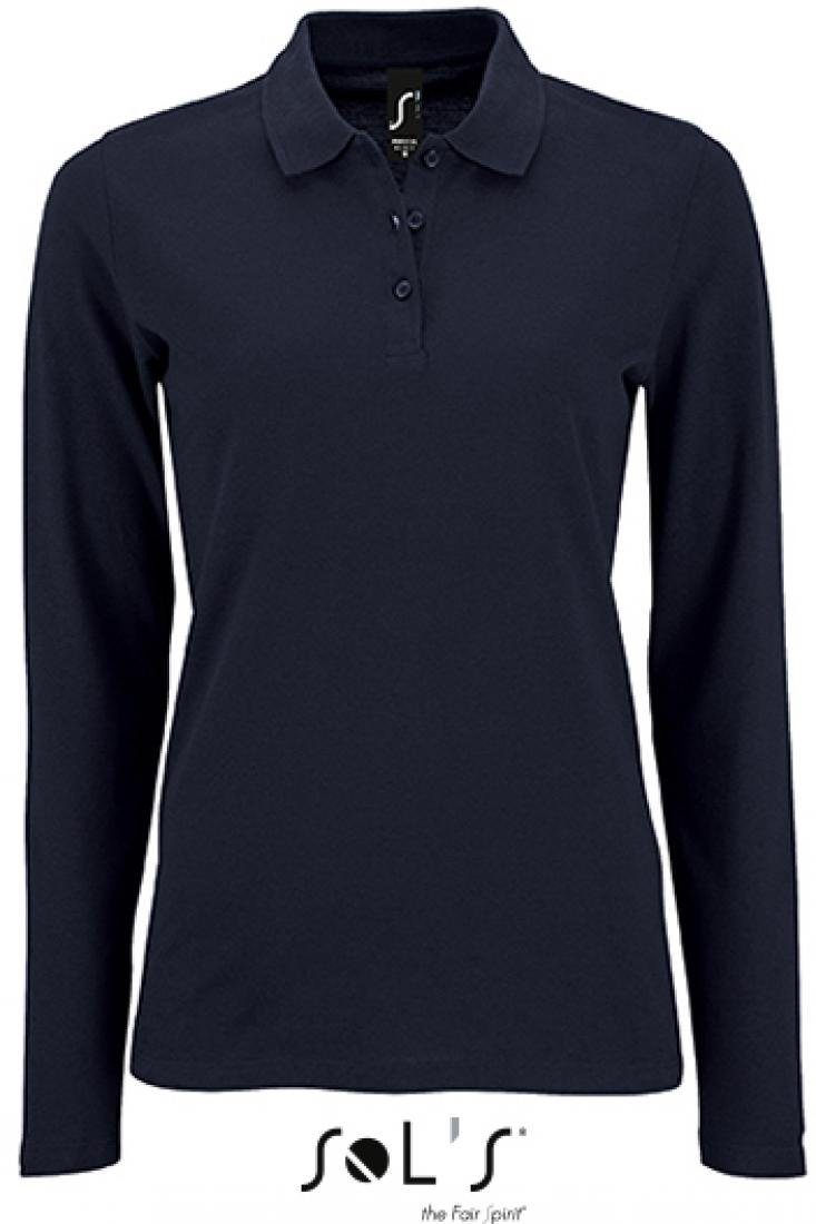SOLS Langarm-Poloshirt Damen Long-Sleeve Piqué Polo günstig online kaufen