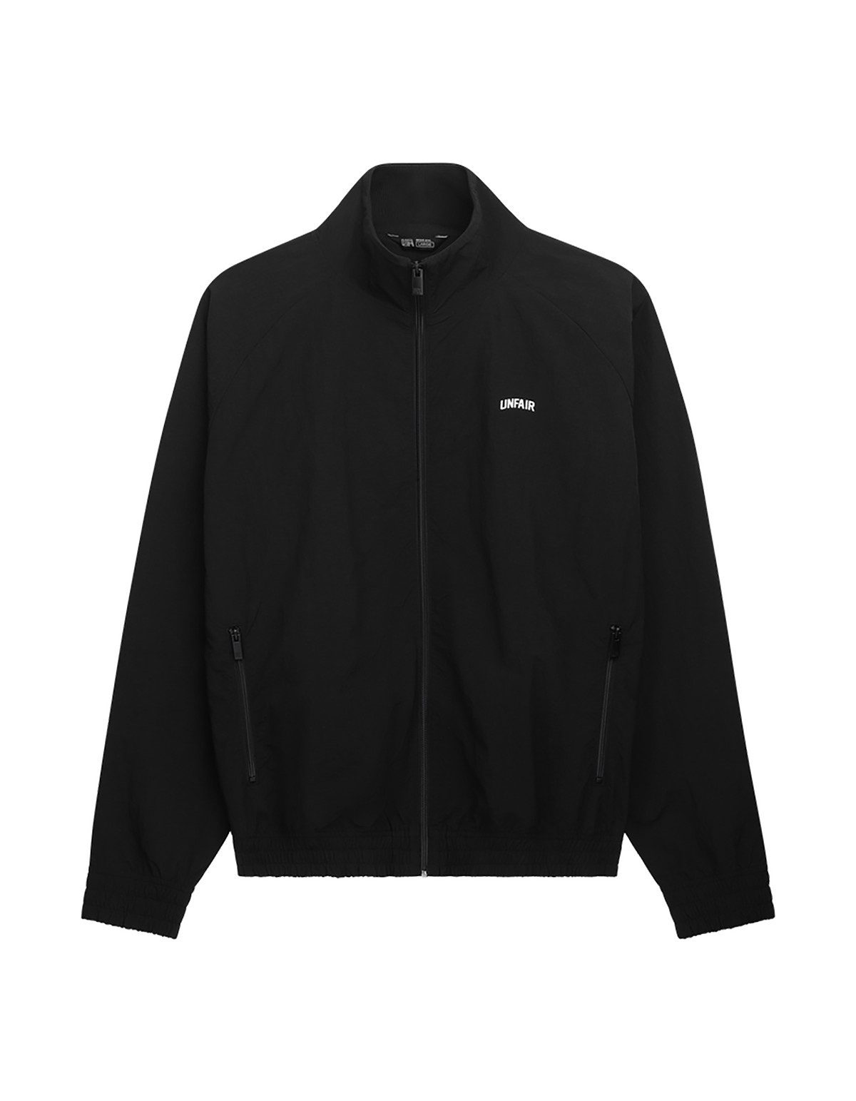 Unfair Athletics Trainingsjacke Curved Crushed (kein Set) Ton in Ton Rubber Print am Nacken