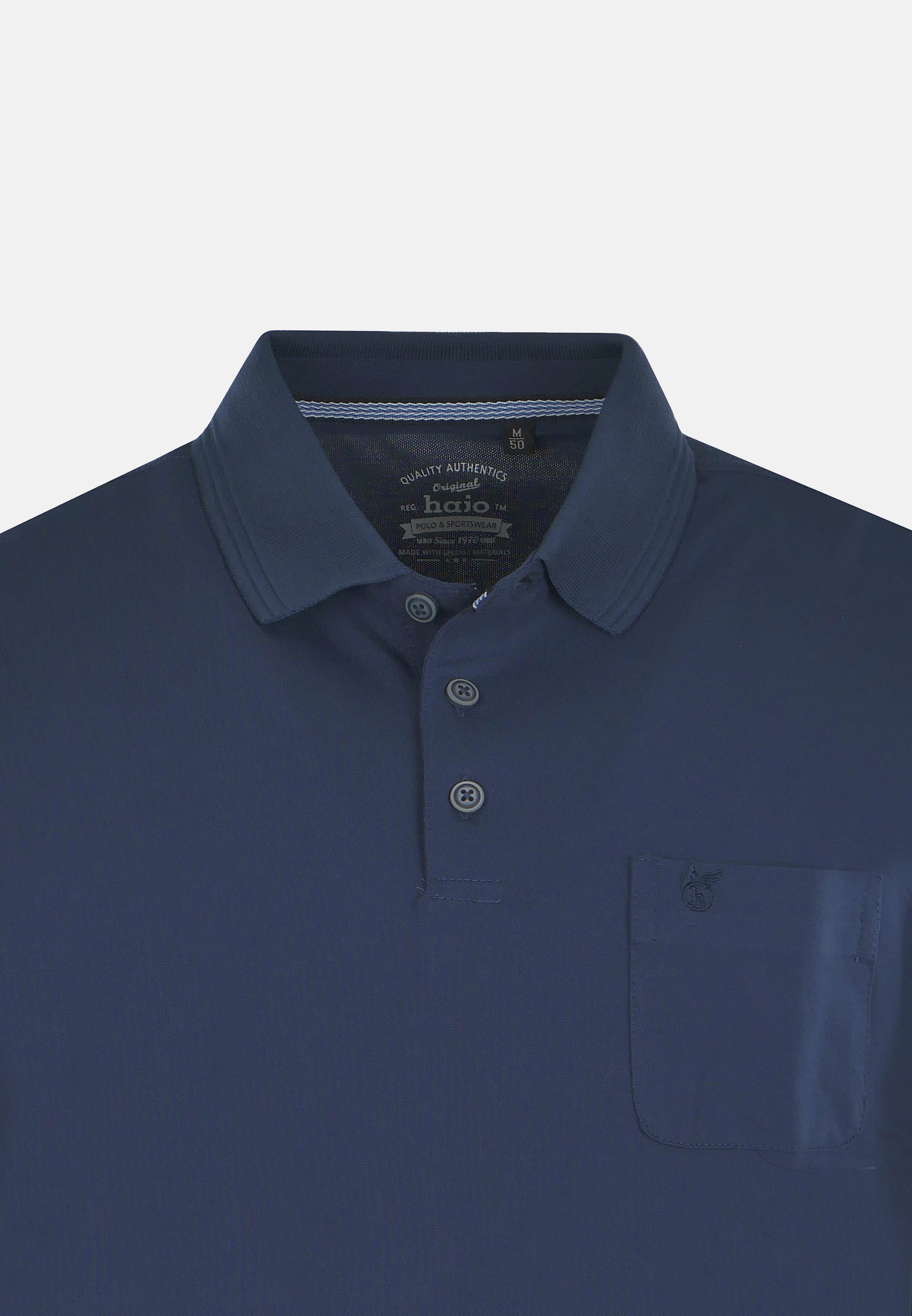Hajo Poloshirt Pique (1-tlg) Poloshirt - Baumwolle - Atmungsaktiv - Gesäumt günstig online kaufen