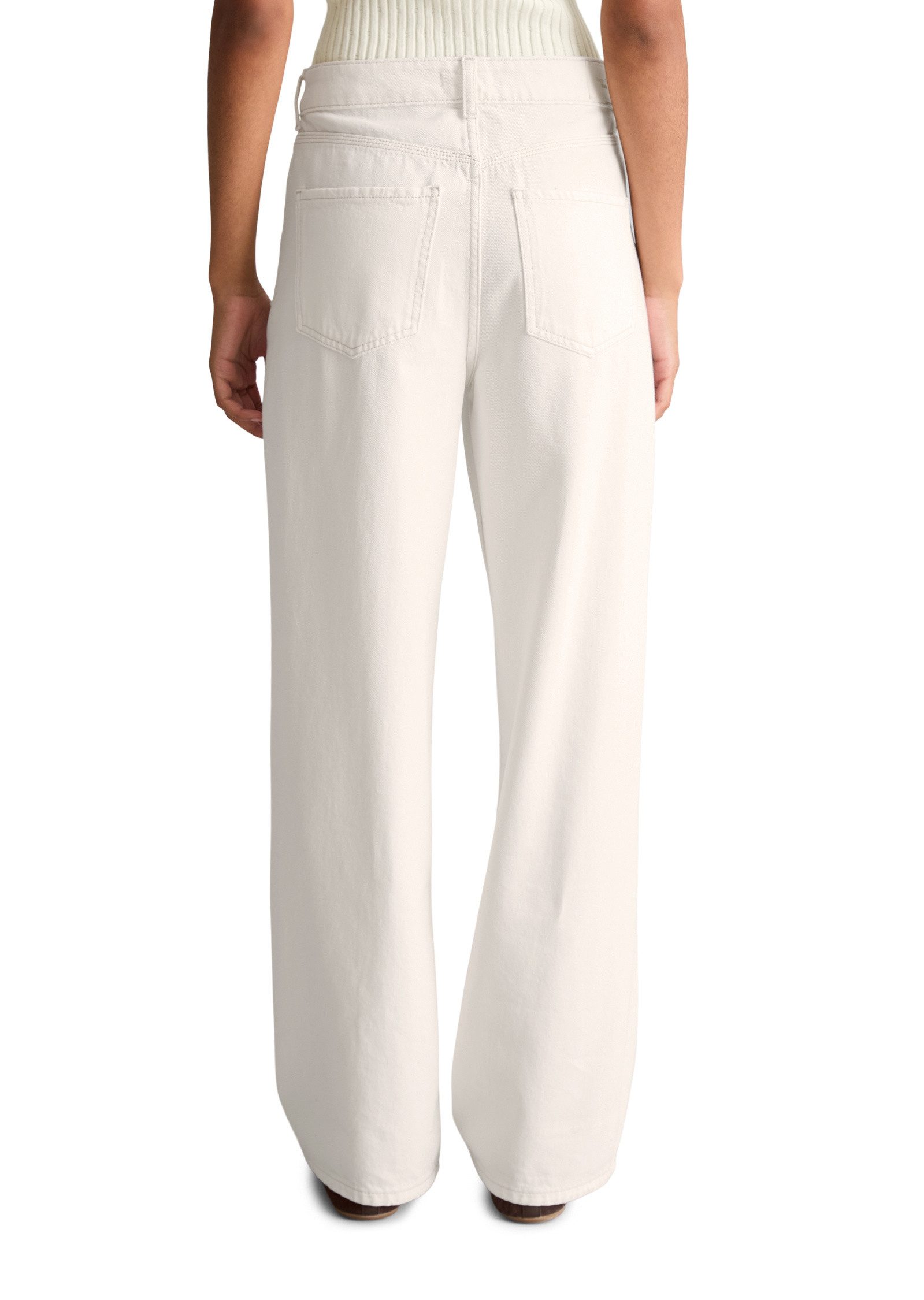 Marc O'Polo DENIM Weite Jeans aus Rigid Denim