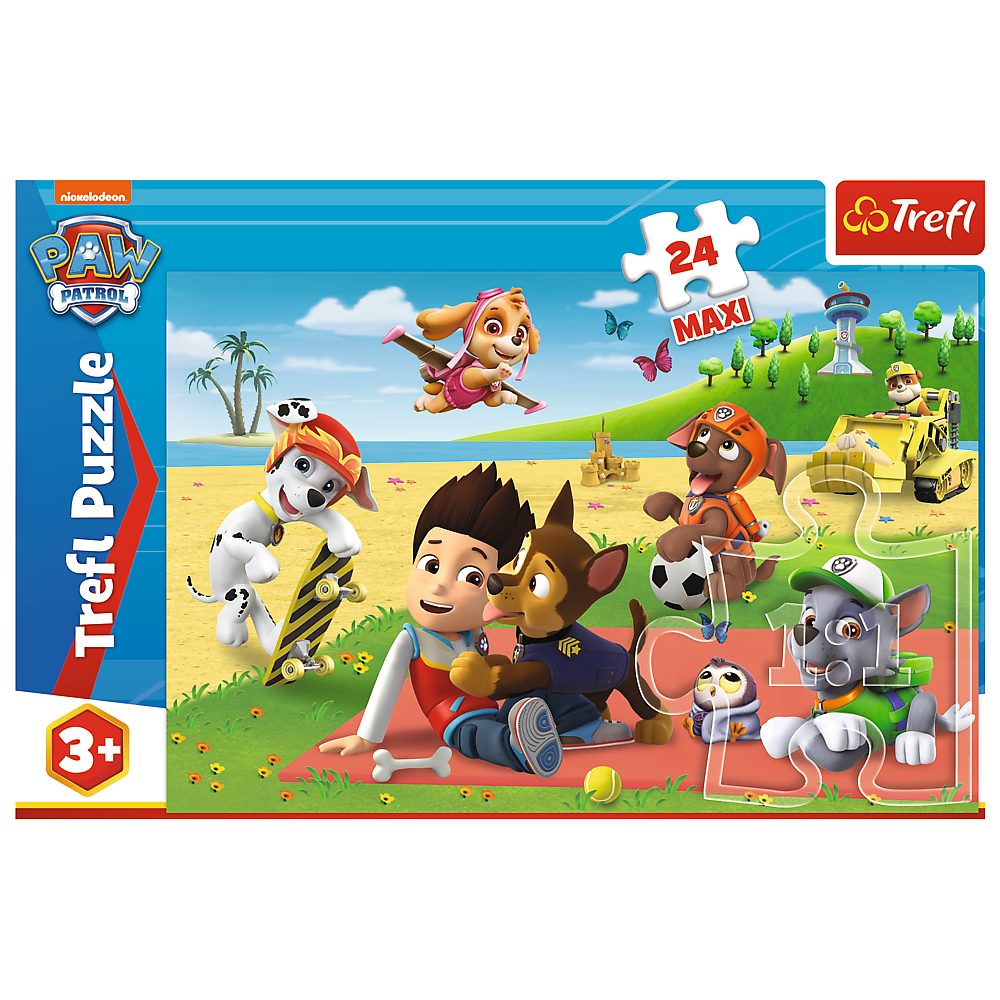 PAW PATROL Puzzle Paw Patrol Puzzle 24 Teile für kleine Helden Creative Puzzles, Puzzleteile