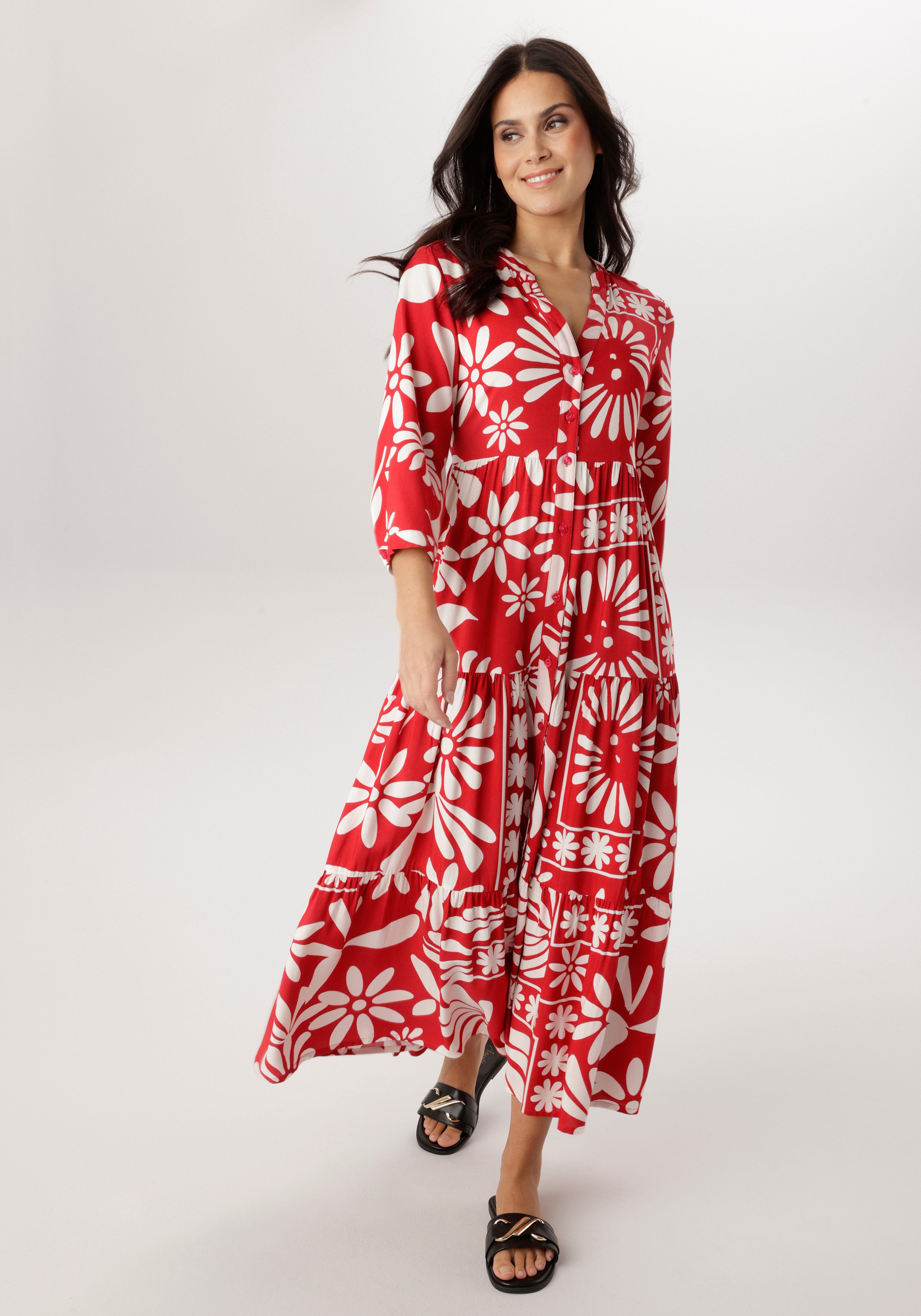 Aniston SELECTED Maxikleid mit fantasievoller Blütenmusterung - NEUE KOLLEKTION. € 59,99, (€ 59,99 pro 1 Stk).