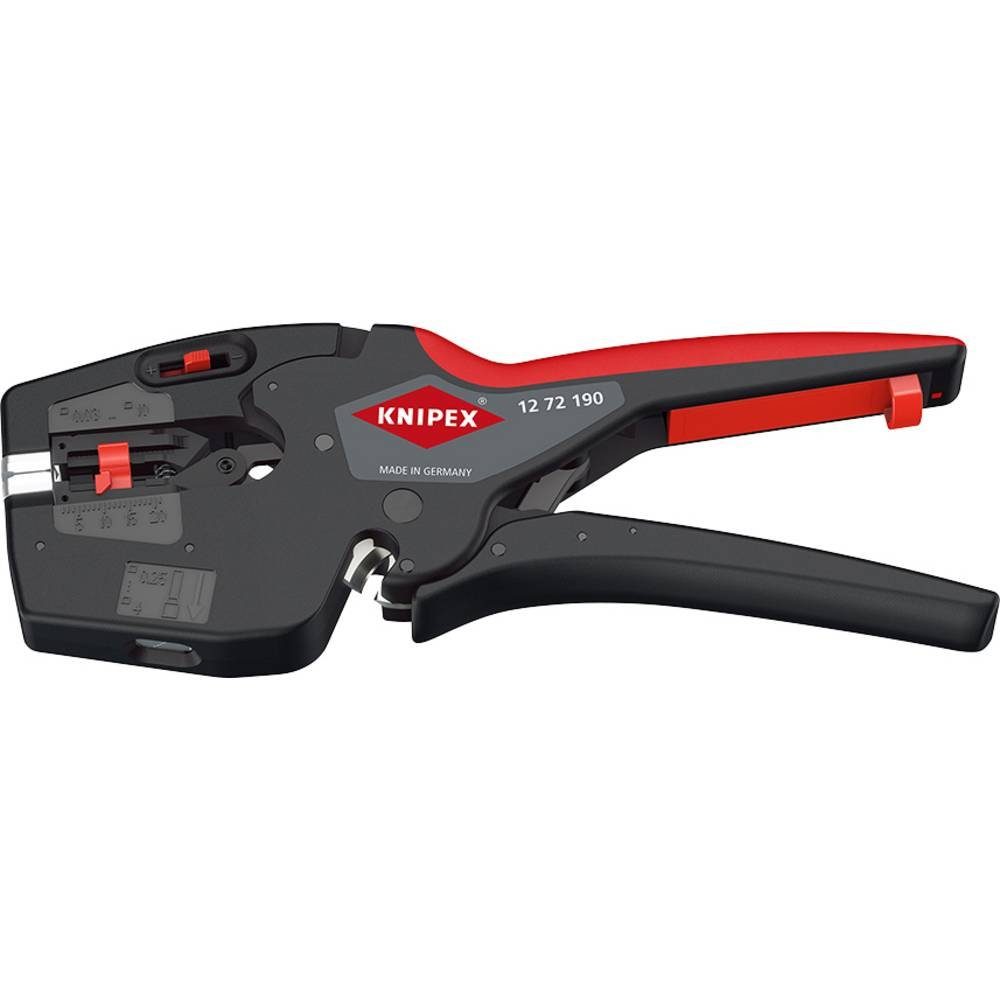Knipex Crimpzange Elektriker-Multiwerkzeug mit rutschhemmenden 12 72 190
