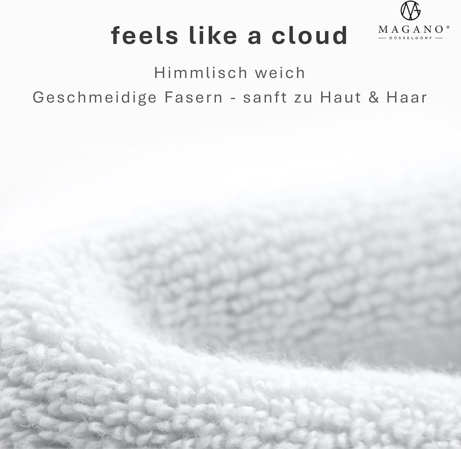 MAGANO Handtücher Set, Bambus & Baumwolle, Luxusqualität, (Set, 2-St), Gewebedichte 600g/m², Handtuch 50x70 cm oder Duschhandtuch 70x140 cm