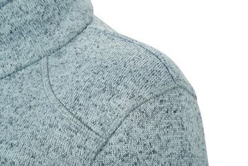 James & Nicholson Fleecejacke Modische Damen Strickfleece Jacke / Fleecejacke ohne Kapuze Innen angeraut