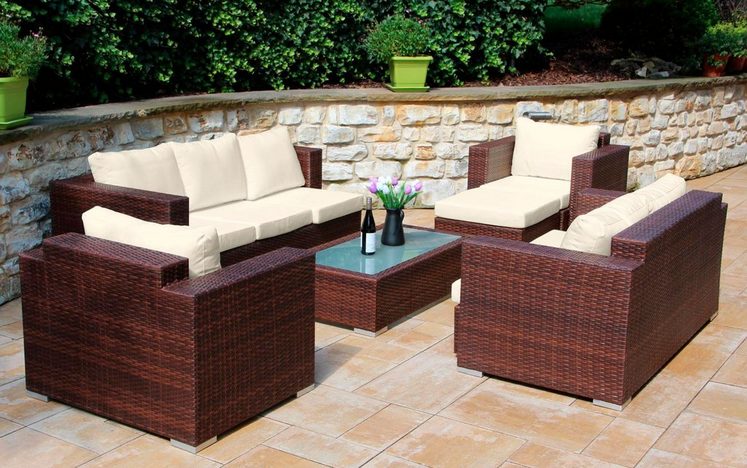 BAIDANI Loungeset »Daylight«, 3er Sofa, 2er Sofa, 2 Sessel ...