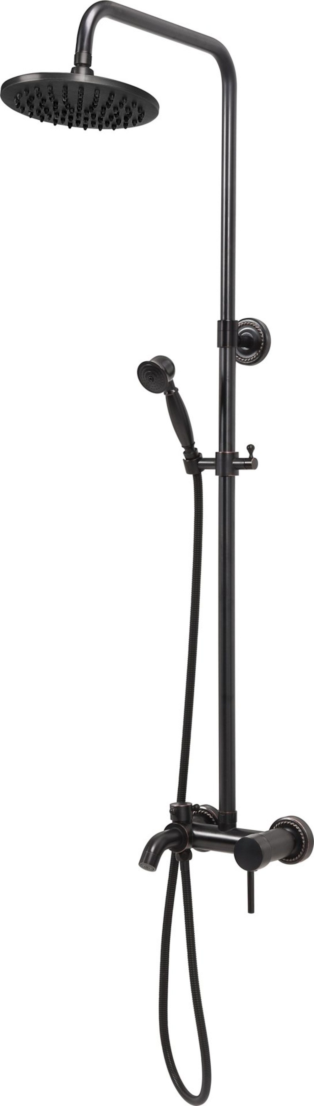 TRIZERATOP Duschsäule Colonne de douche, panneaux de douche Retro Black 2, Retro, Retro