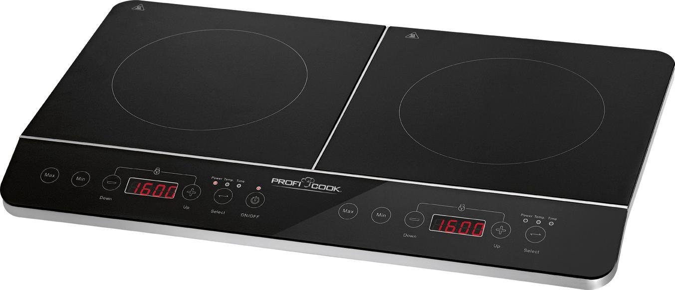 ProfiCook Doppel-Induktionskochplatte PC-DKI 1067, energiesparend - ProfiCook