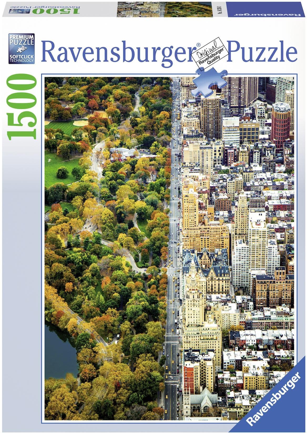Ravensburger Puzzle »Geteilte Stadt«, 1500 Puzzleteile, Made in Germany