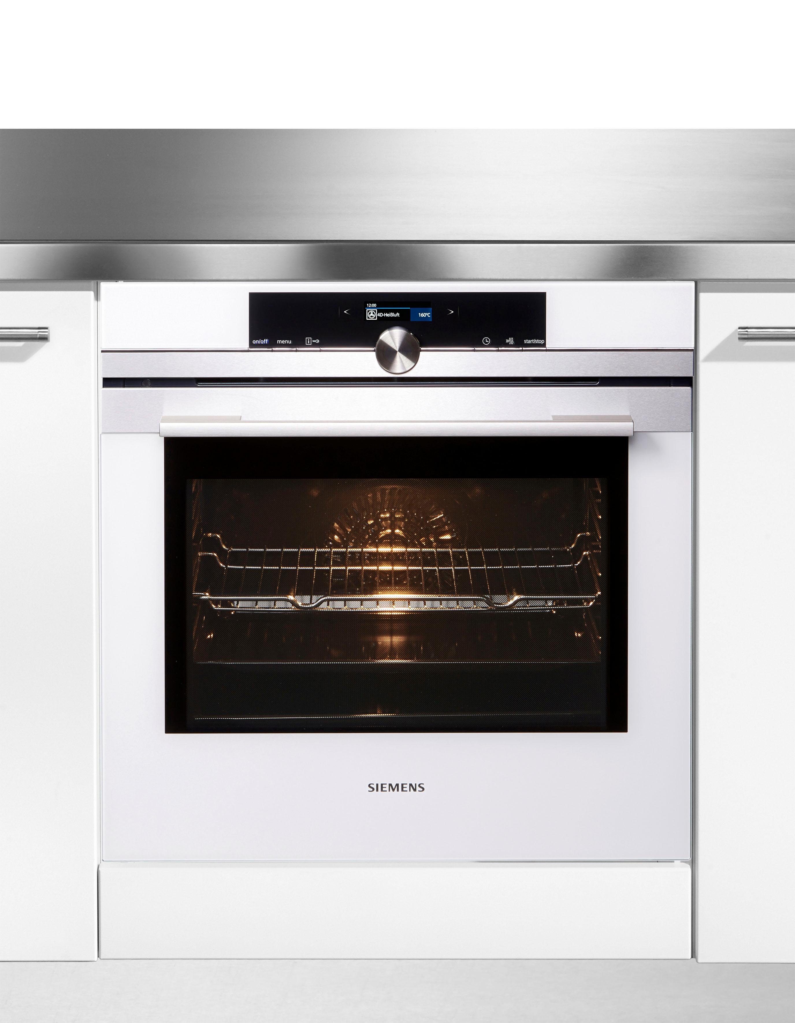 Siemens Backofen mit Pyrolyse-Selbstreinigung "HB674GBW1 ...