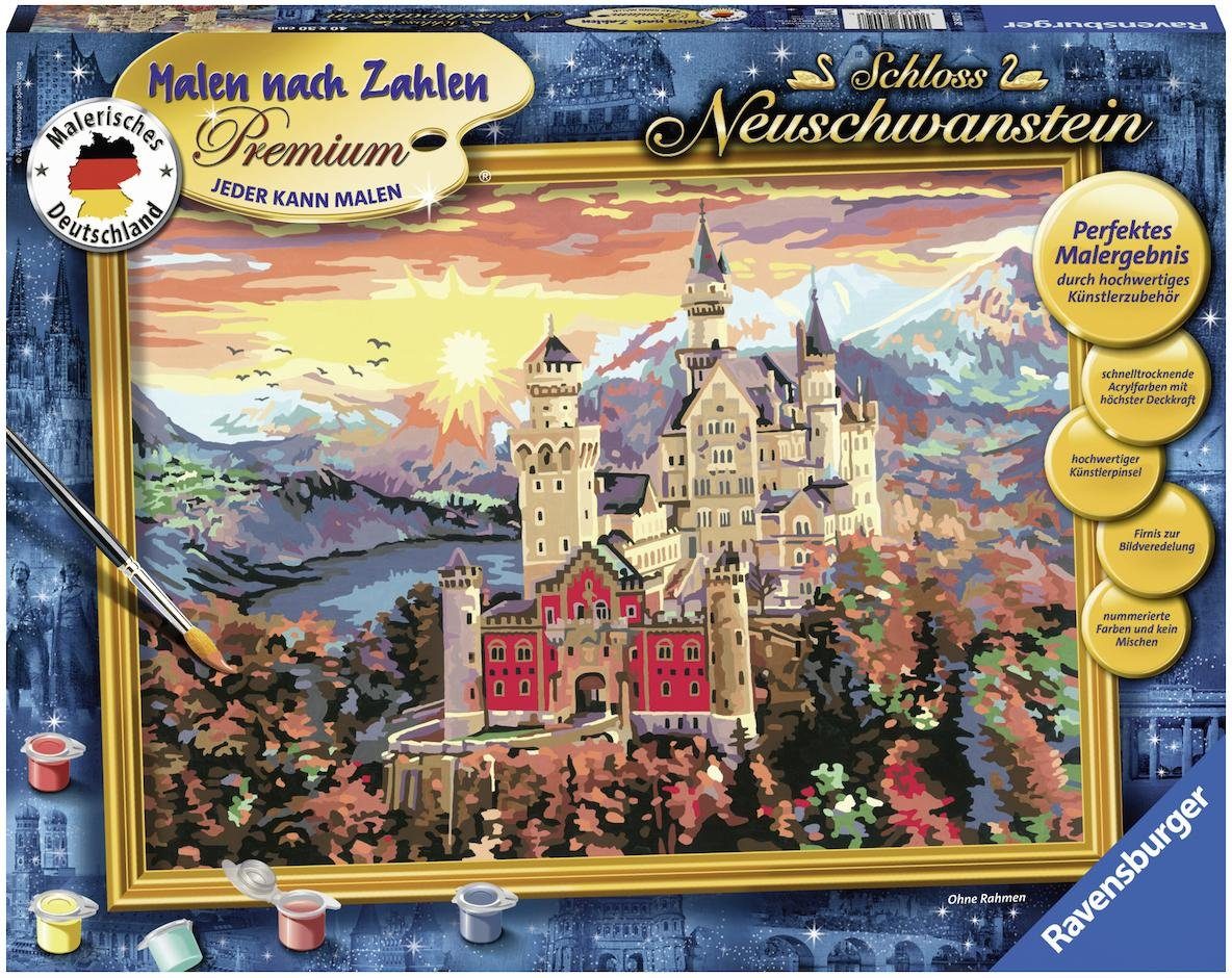 Image of Märchenschloss. Malen nach Zahlen