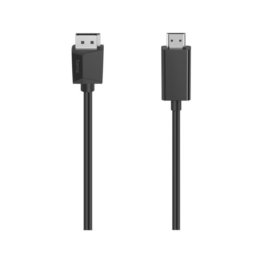 Hama DisplayPort>HDMI Kabel 1,5m - Verbindung Computer-Adapter