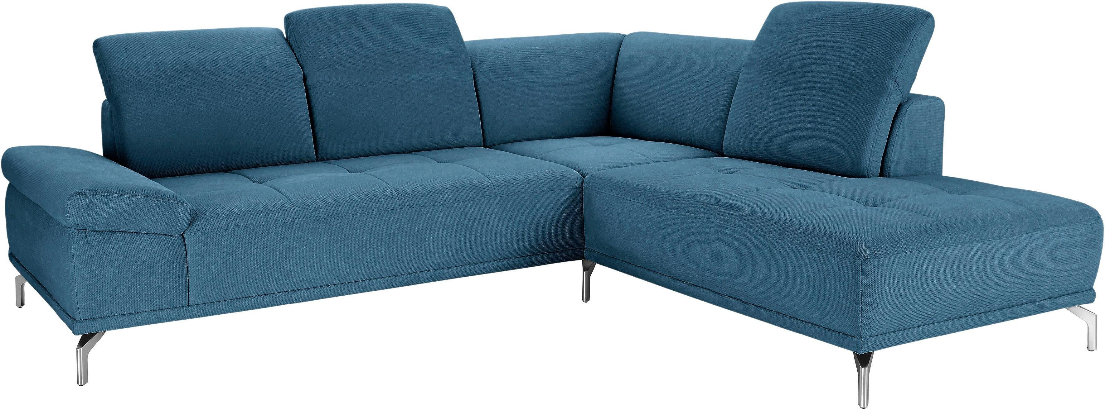 Places of Style Ecksofa Caluna, Inkl.Sitztiefenverstellung, günstig online kaufen
