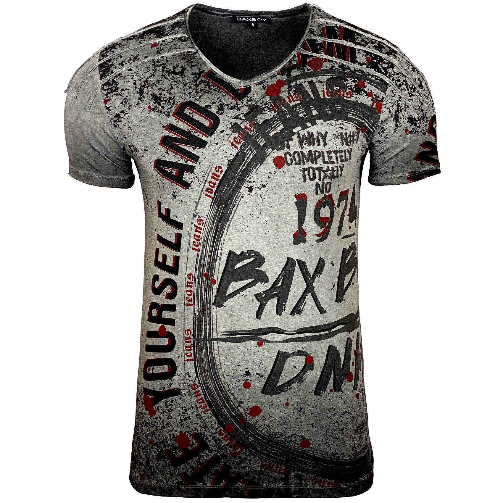Baxboy T-Shirt Baxboy Verwaschen mit modernem günstig online kaufen