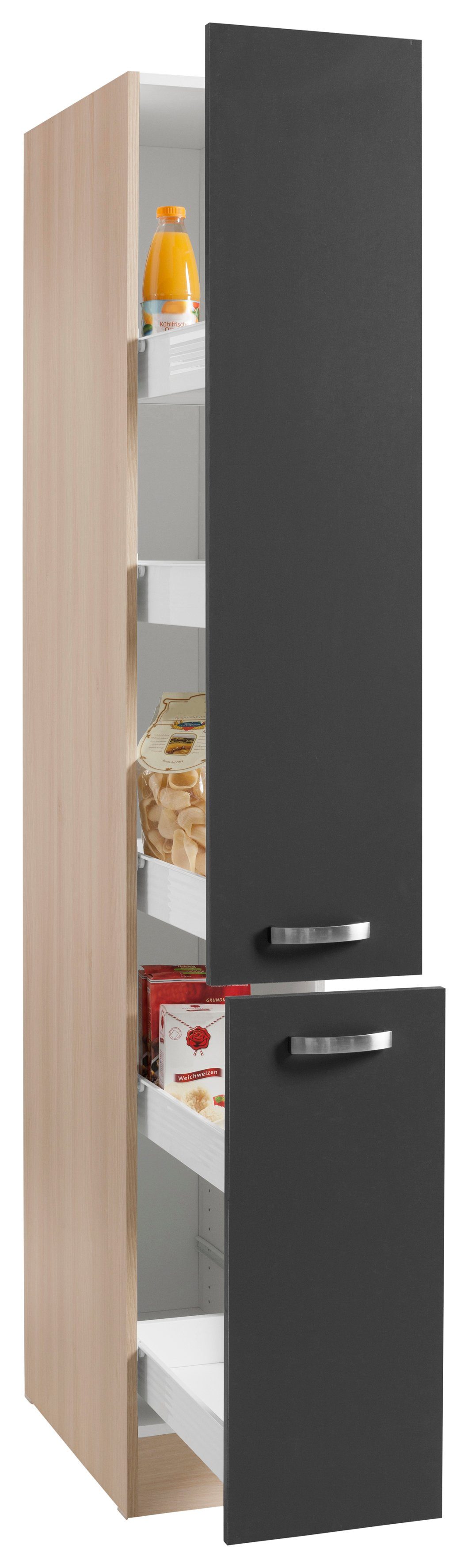 OPTIFIT Apothekerschrank Faro, 2 Auszüge, Metallgriffe, Breite 30 cm