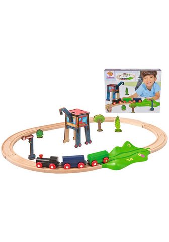 EICHHORN Spielzeug-Eisenbahn "Bahnset oval...