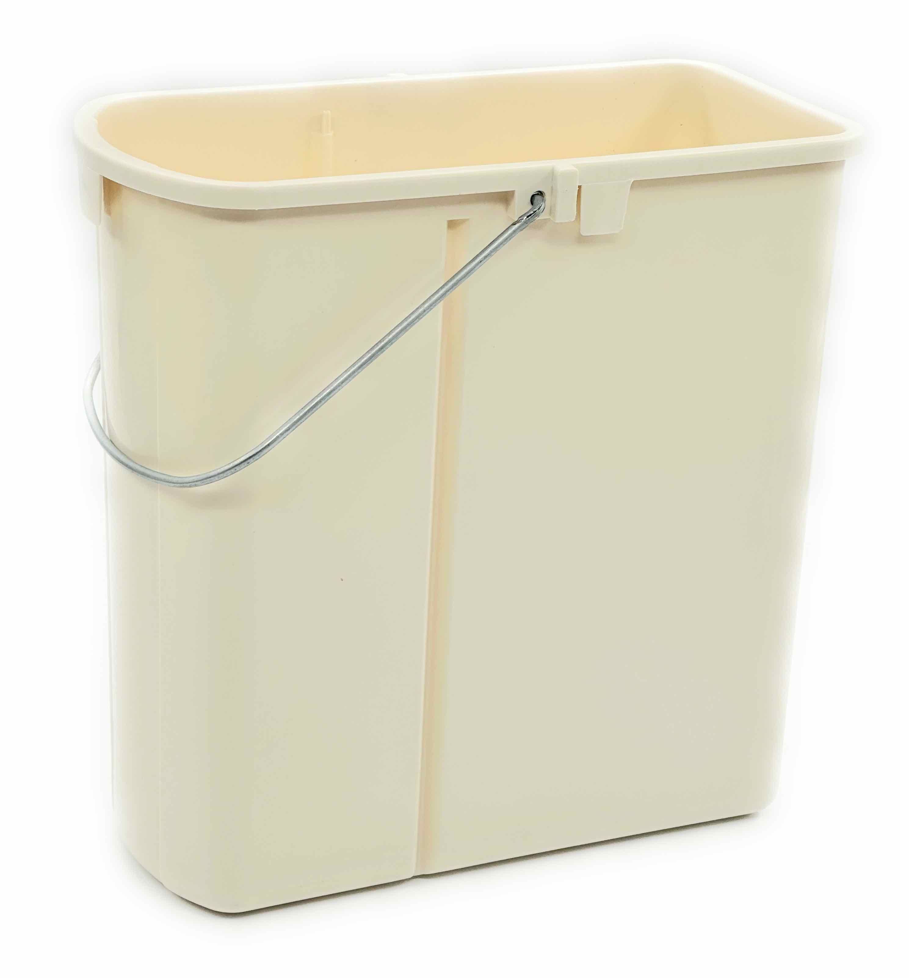 WESCO Einbaumülleimer WESCO Ersatzeimer, weiß 19 Liter