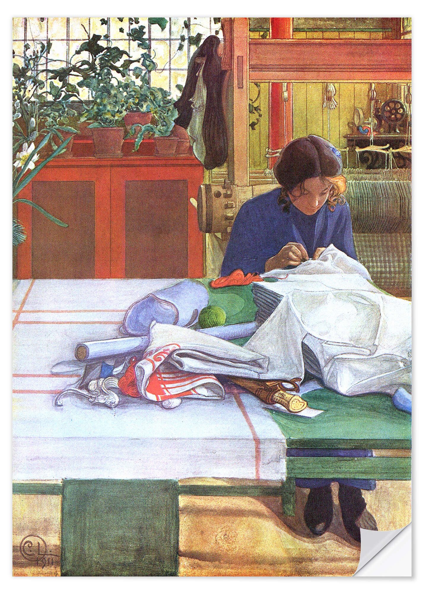 Wandfolie Carl Larsson