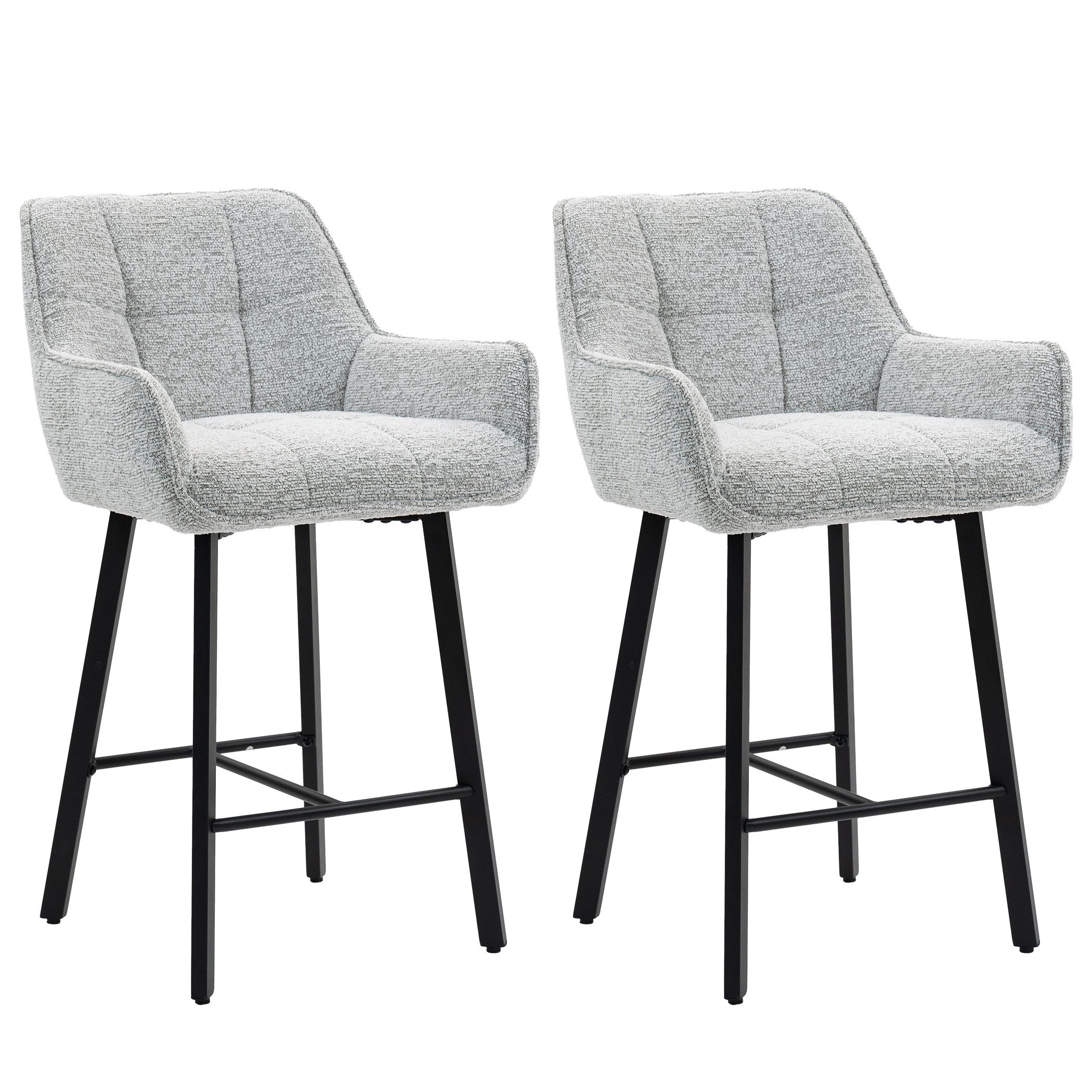 BRTHORY Barhocker 2er Set, höhenverstellbare Küchenhocker mit Rückenlehne ( günstig online kaufen