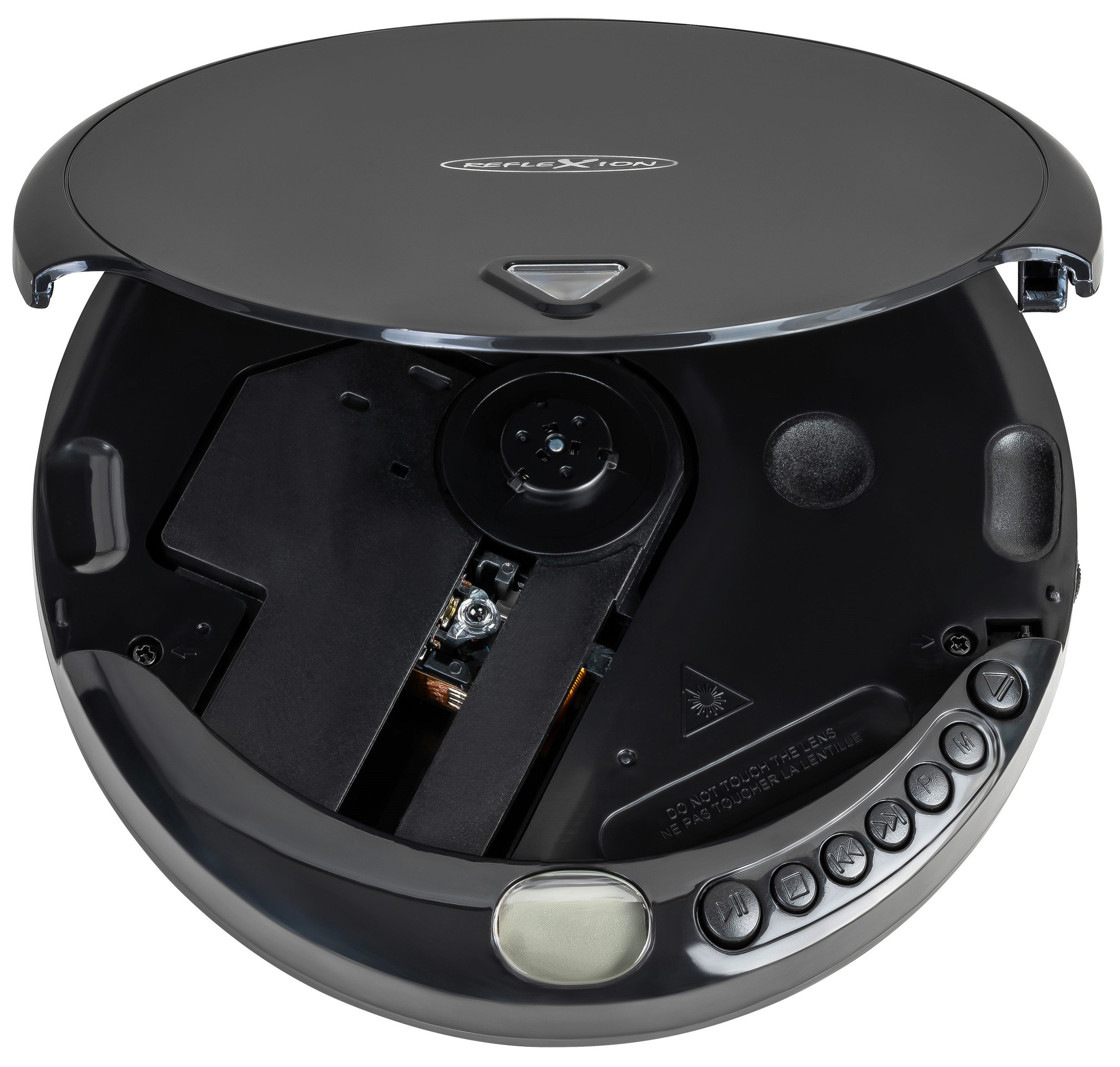 Reflexion PCD400 tragbarer CD-Player (Wiedergabe von CD, CD-R, CD-RW inkl. Ohrhörer + Netzbetrieb möglich)
