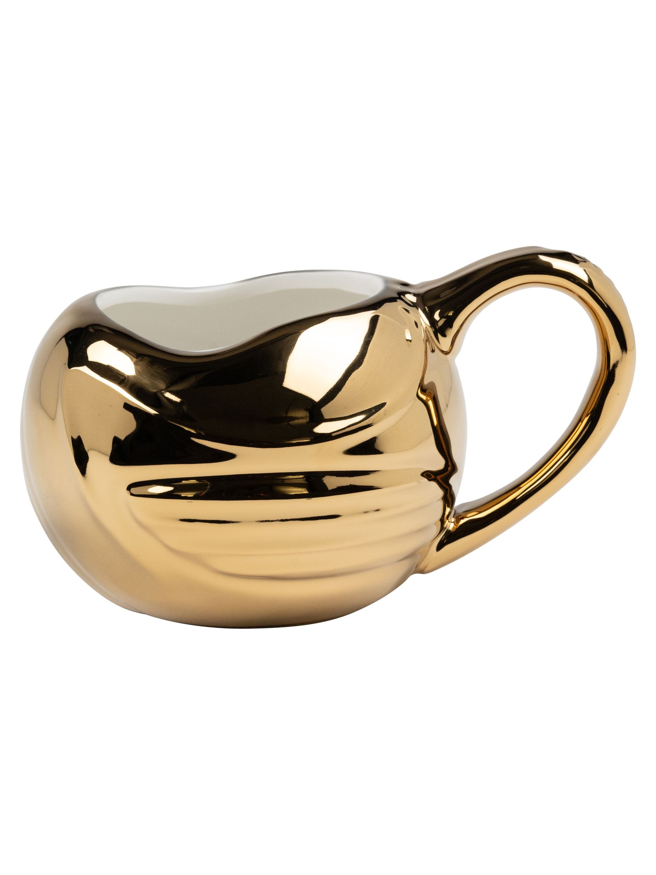 United Labels® Tasse Harry Potter Tasse in Geschenkbox goldener Schnatz Quidditch Gold, Keramik – Bild 4 von 5