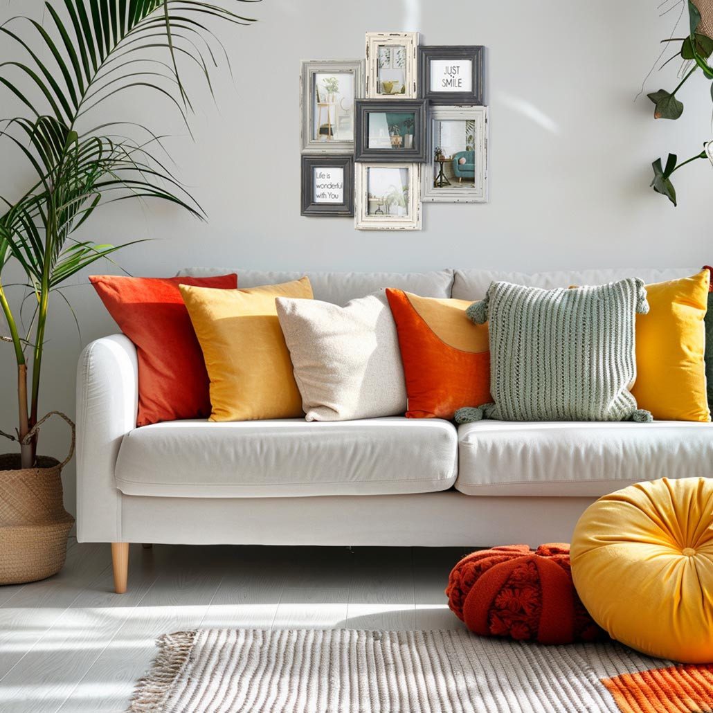 Kobolo Bilderrahmen Collage Bilderhalter Fotorahmen NOSTALGIE in weiß und g günstig online kaufen