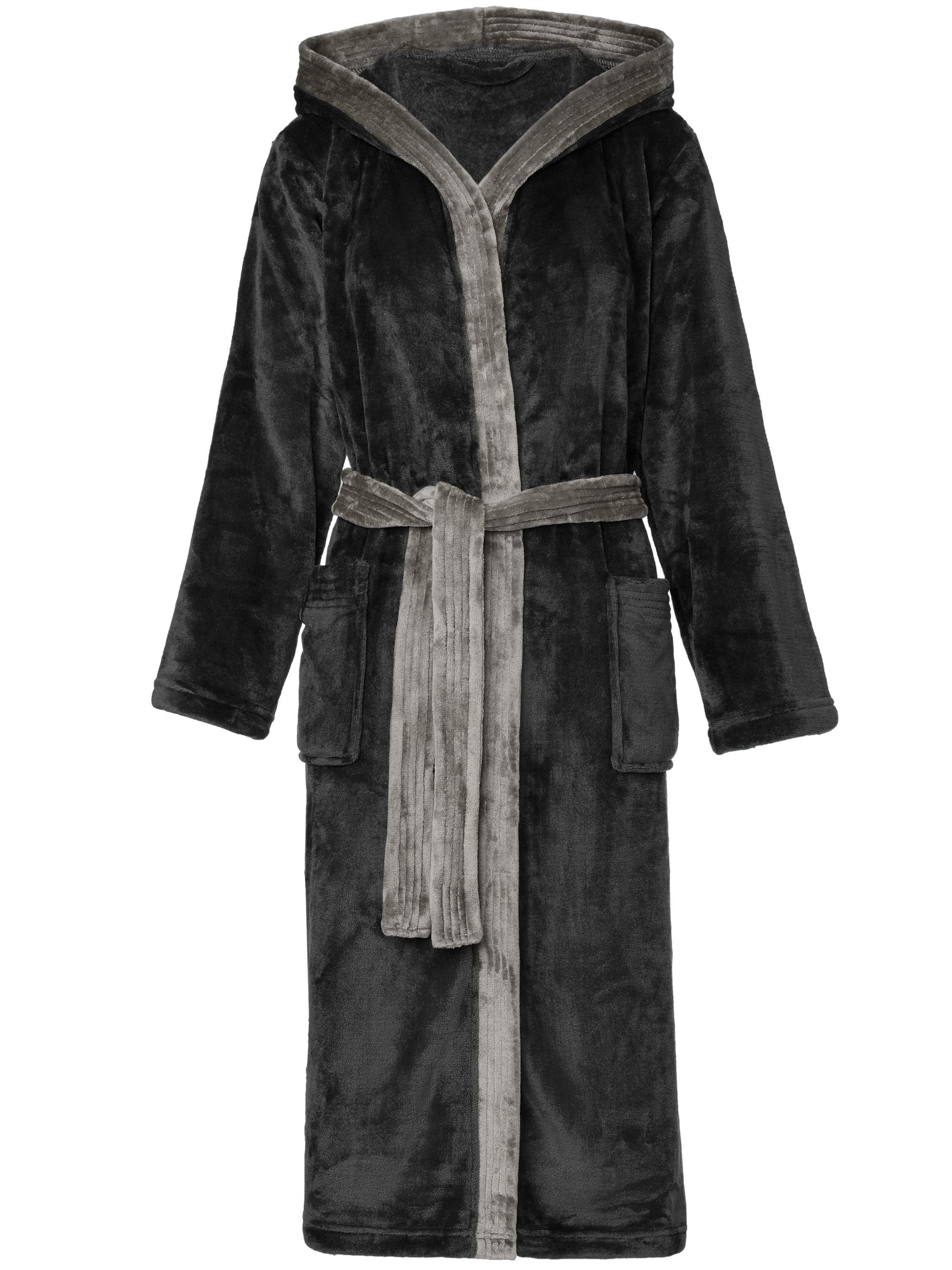 Bellivalini Bademantel Damen Bademantel lang mit Kapuze und Gürtel BLV50-16 günstig online kaufen