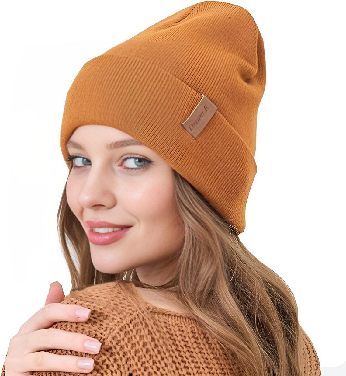 Diyarts Beanie (Modische Wintermütze, 2-St., 2er Set, für Damen und Herren) atmungsaktiv und dehnbar, universell passend