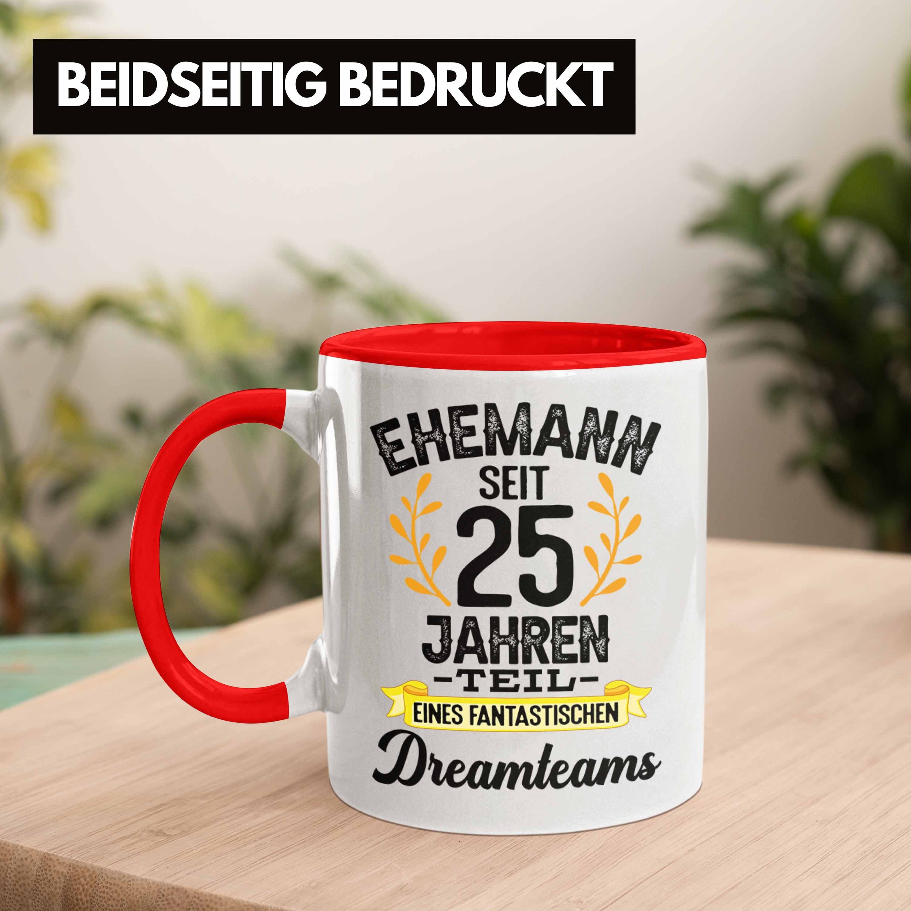 Hochzeitstag 25 Geschenk Rot Hochzeit Jahre Tasse Trendation Silberhochzeit Trendation Tasse Ehemann Geschenke Jahrestag Silberne Jubiläum -