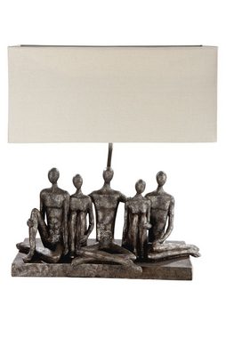 GILDE Tischleuchte GILDE Lampe Group - grau - H. 55cm x B. 46cm