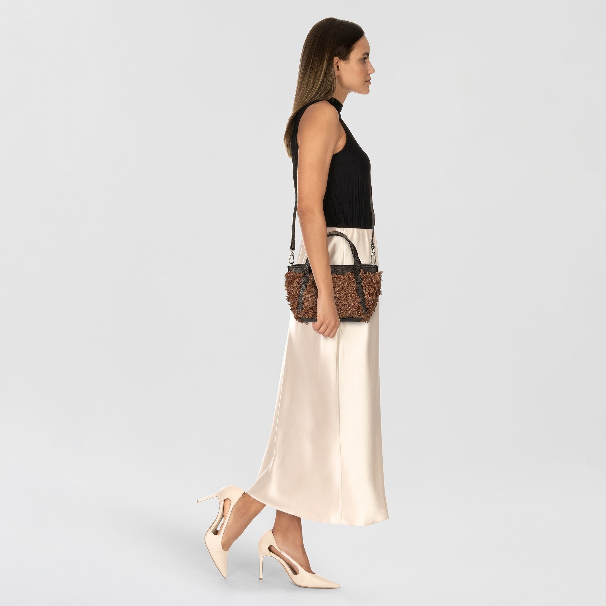 Abro Schultertasche Cosmo, Leder