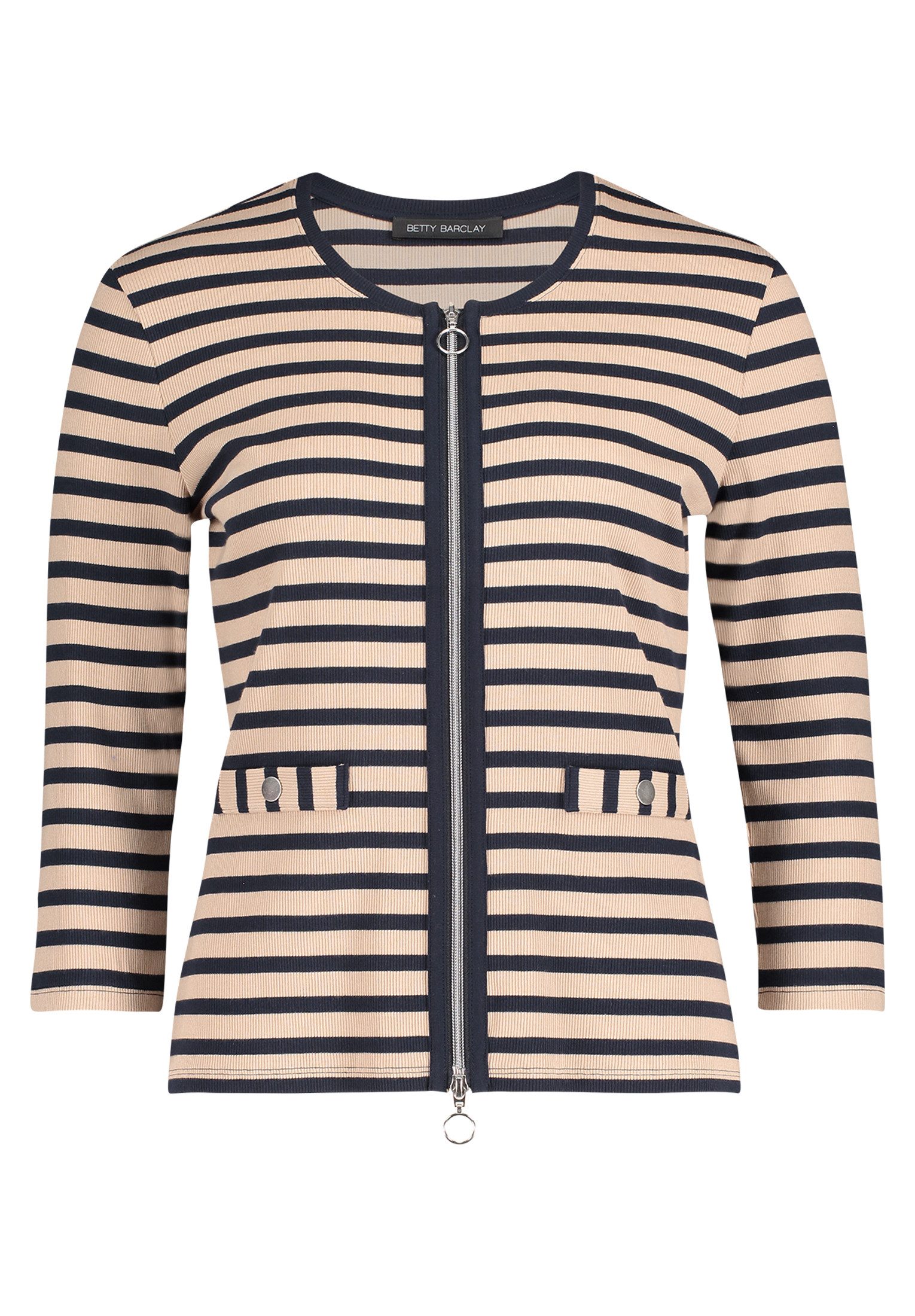 Betty Barclay Shirtjacke Damen mit Rippenstruktur (1-tlg) günstig online kaufen