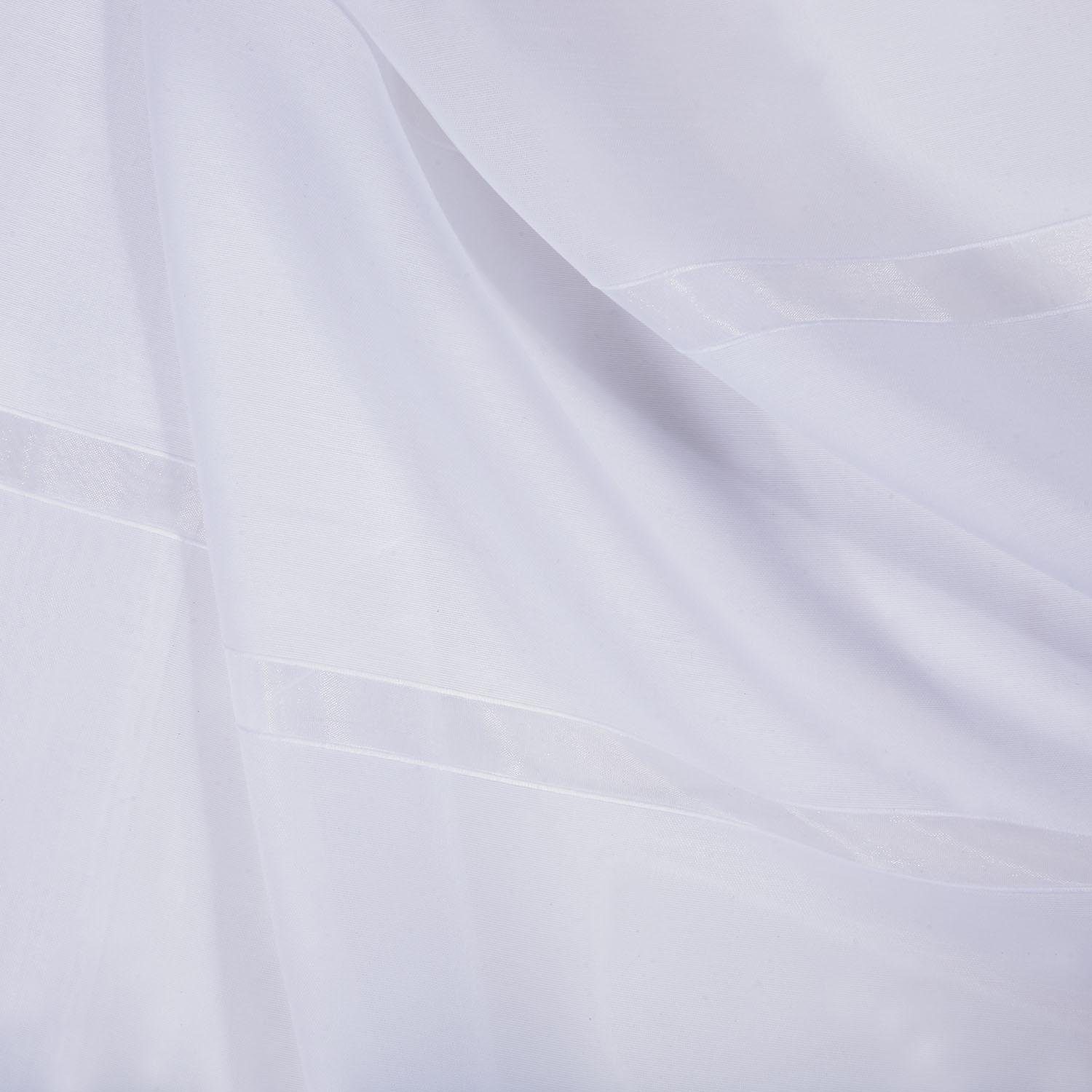 Happy Home Scheibengardine HARLOTTA (1 St), Ösen, transparent, HxB: 53x140, Webware "Made in Germany"