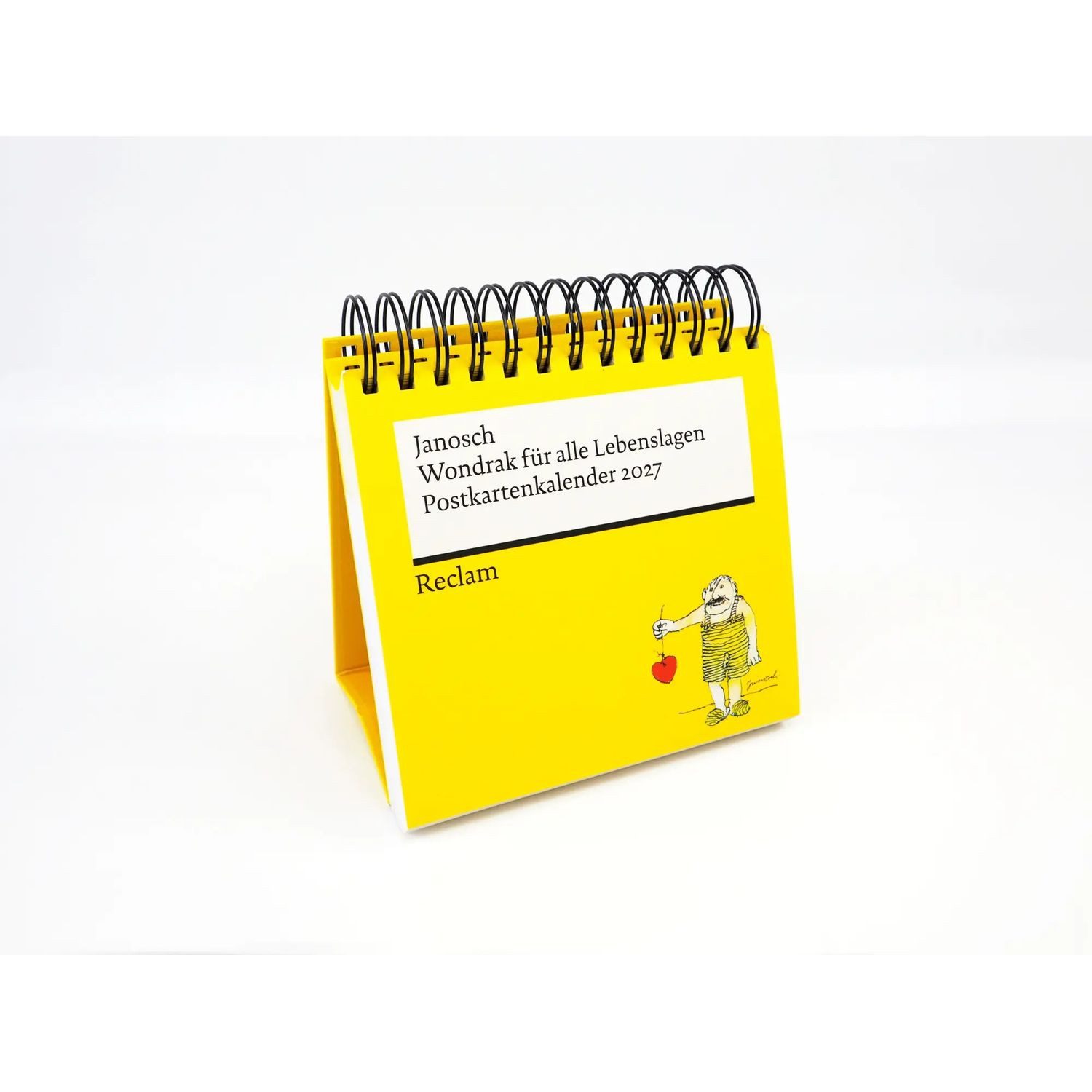 Reclam Verlag Tischkalender Wondrak für alle Lebenslagen. Postkartenkalender 2027