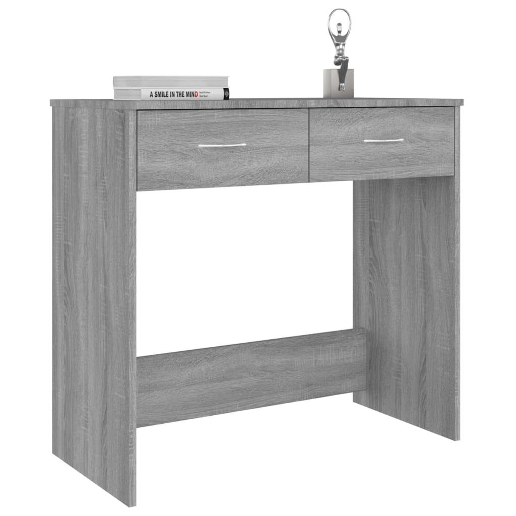 cm Schreibtisch Holzwerkstoff furnicato 80x40x75 Sonoma Grau