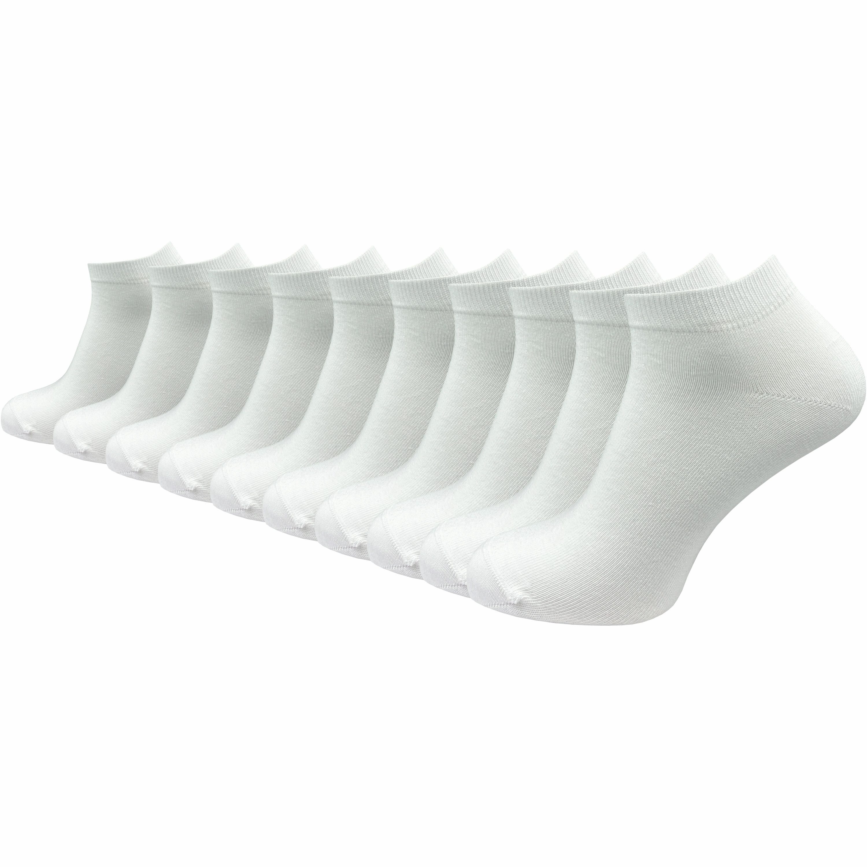 GAWILO Sneakersocken aus 100% Baumwolle für Herren in schwarz & weiß (10-Pa günstig online kaufen