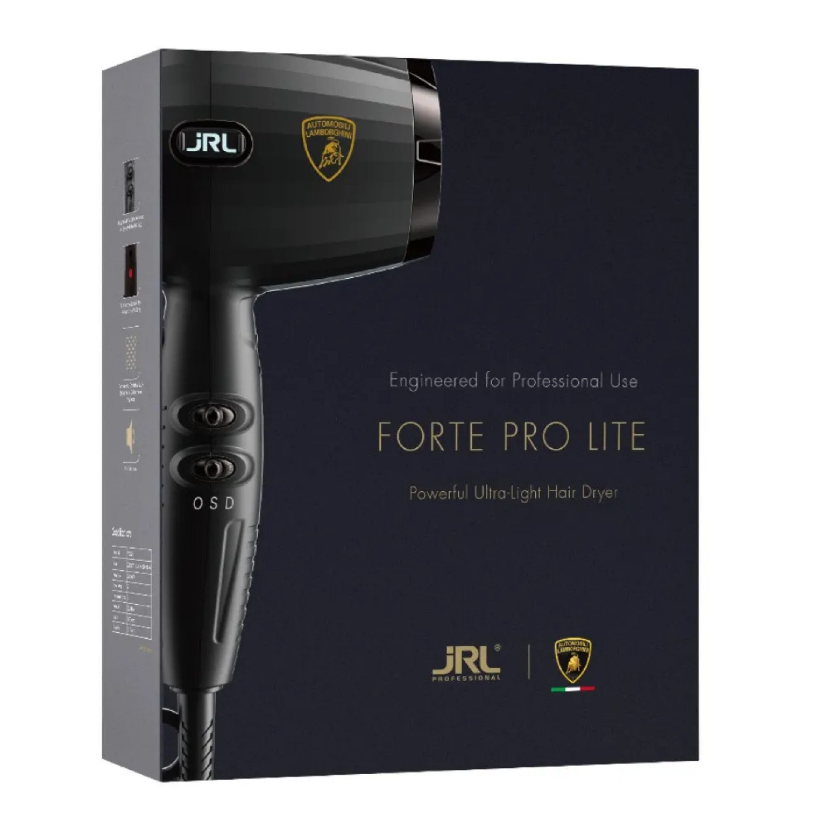 JRL Haartrockner JRL x Lamborghini Diamante Forte Pro Lite - Schwarz
