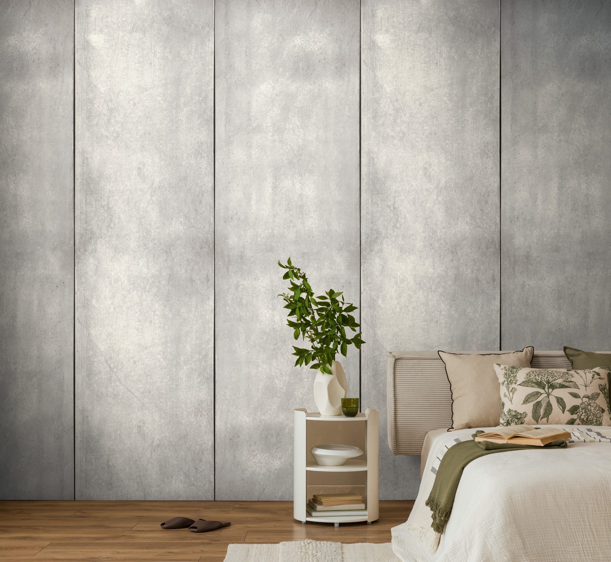 living walls Fototapete The Wall 4 Structures – Urbane Betonwand Vlies-Fototapete, leicht strukturiert, Steinoptik, matt, naturalistisch, (1 St), Urbane Betonwand mit markanter 3D-Wirkung