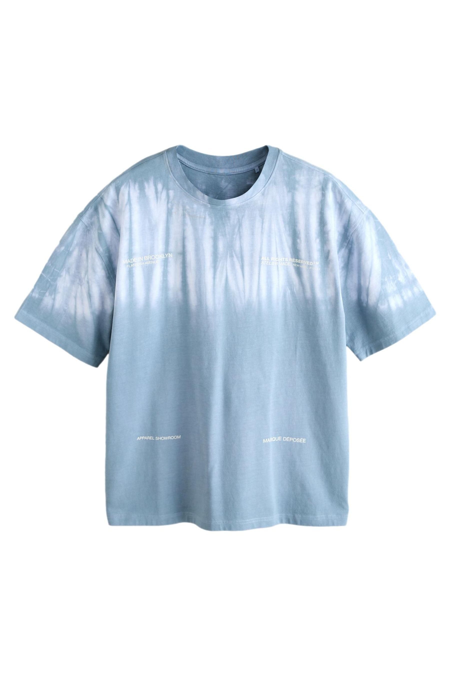 Next T-Shirt Batik-T-Shirt aus schwerem Stoff (1-tlg)