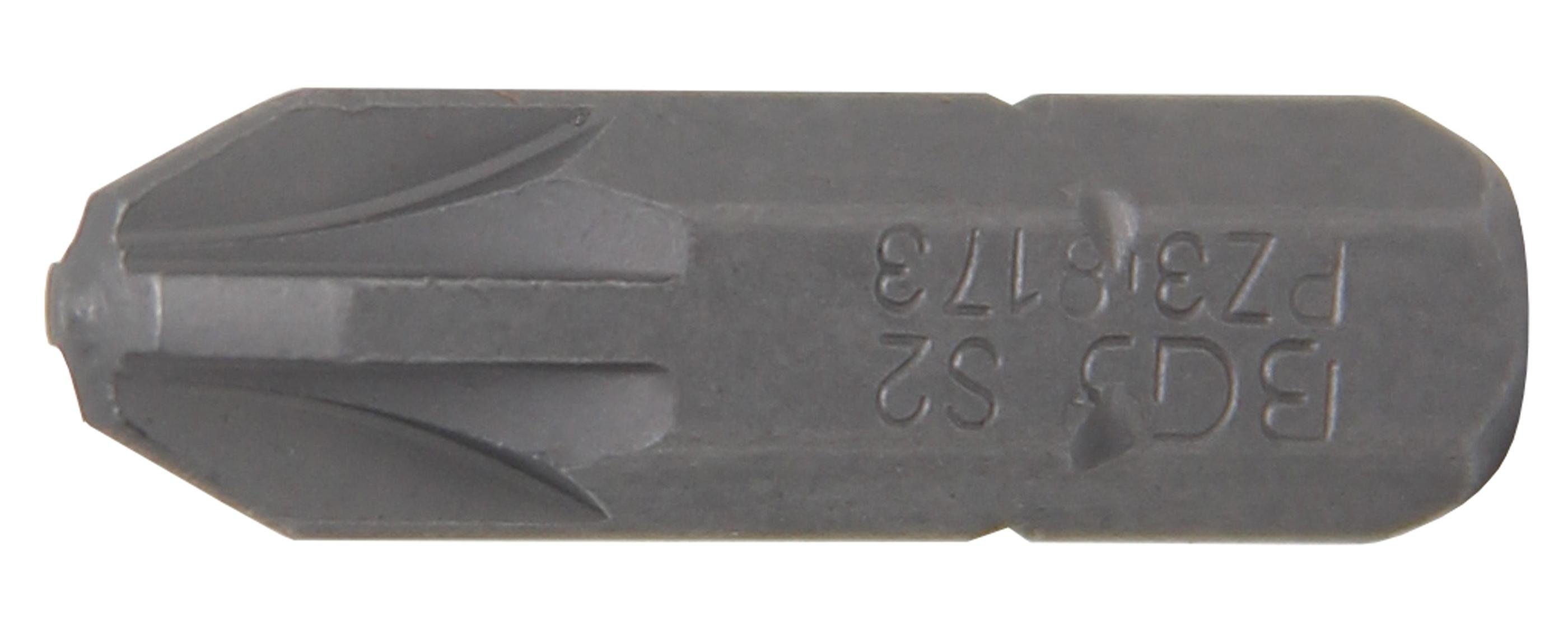 Antrieb (1/4), Außensechskant Bit-Schraubendreher technic BGS PZ3 Kreuzschlitz Bit, mm 6,3