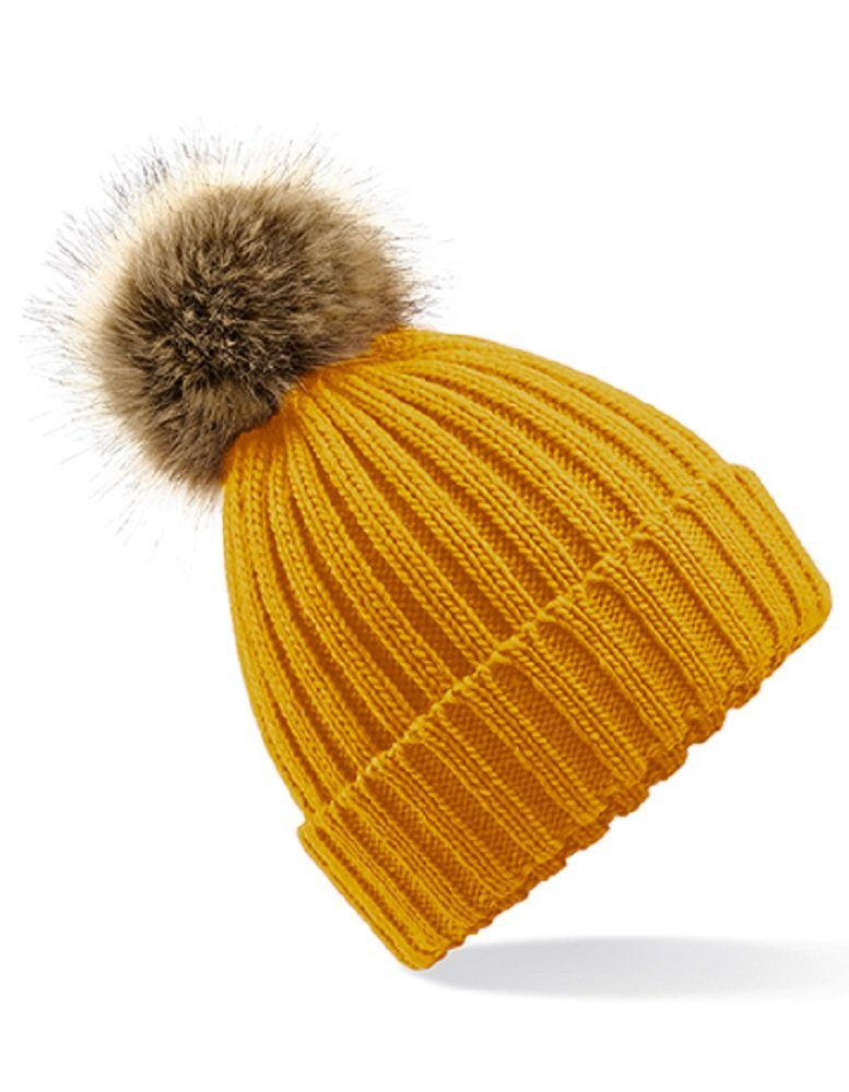 Beechfield® Bommelmütze Damen Wintermütze Mütze Strickmütze günstig online kaufen