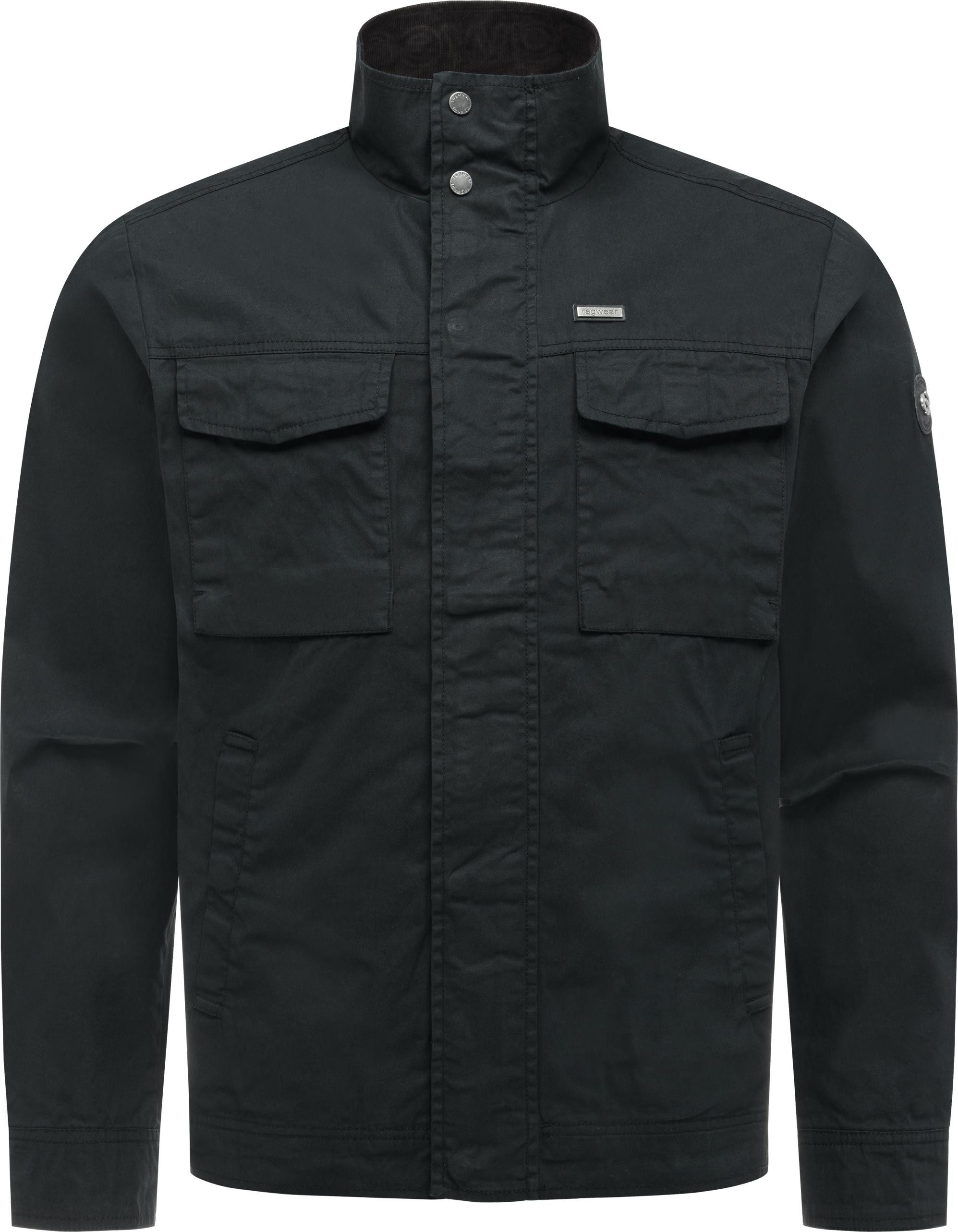 Ragwear Anorak Murpho Vintage Geradlinige Übergangsjacke mit Brusttaschen