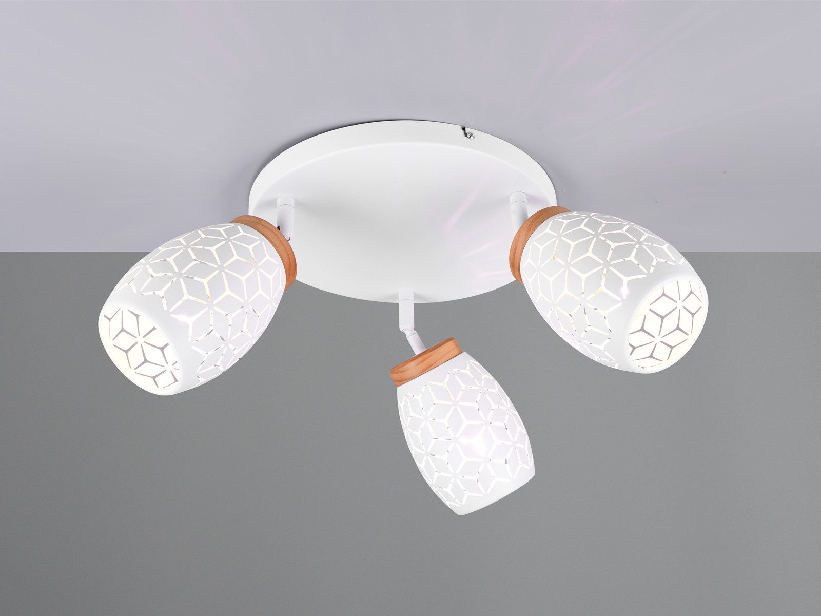 Reality Leuchten LED Deckenstrahler, Dimmfunktion, LED wechselbar, warmweiß günstig online kaufen