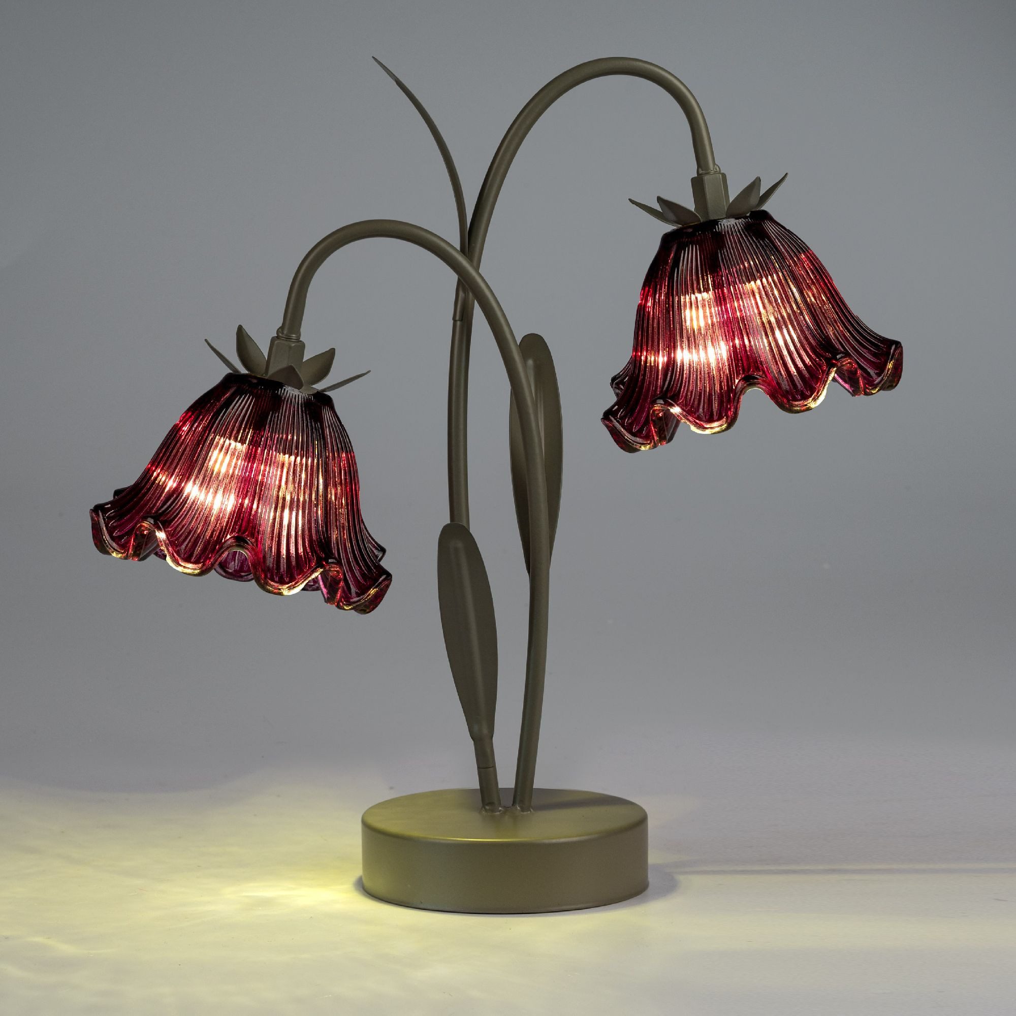 formano LED Tischleuchte Blume, Mit Timerfunktion, Lila, Motiv: Blüte günstig online kaufen