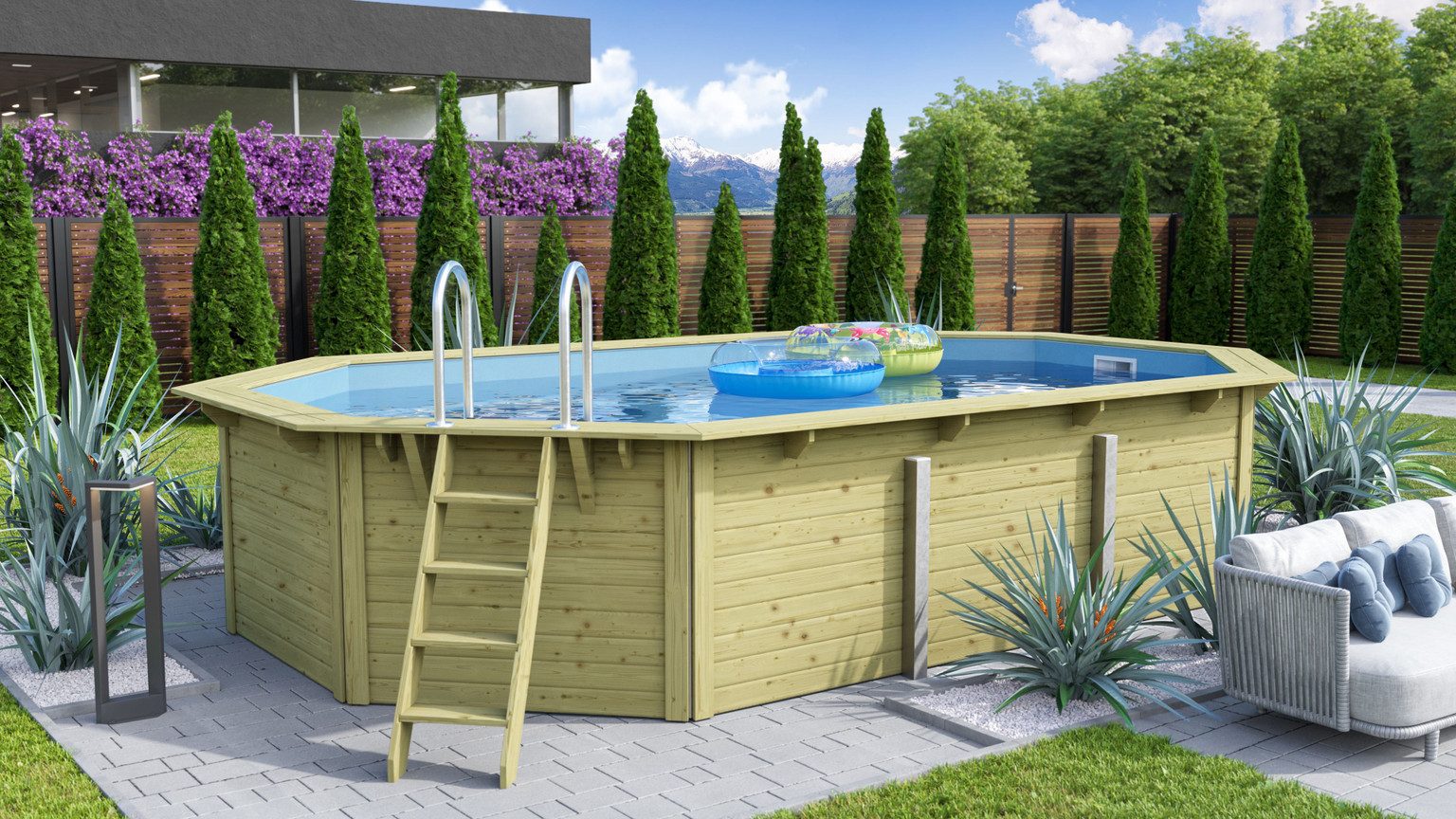 Karibu Pool Karibu Pool Steck- / Schraubsystem Modell X